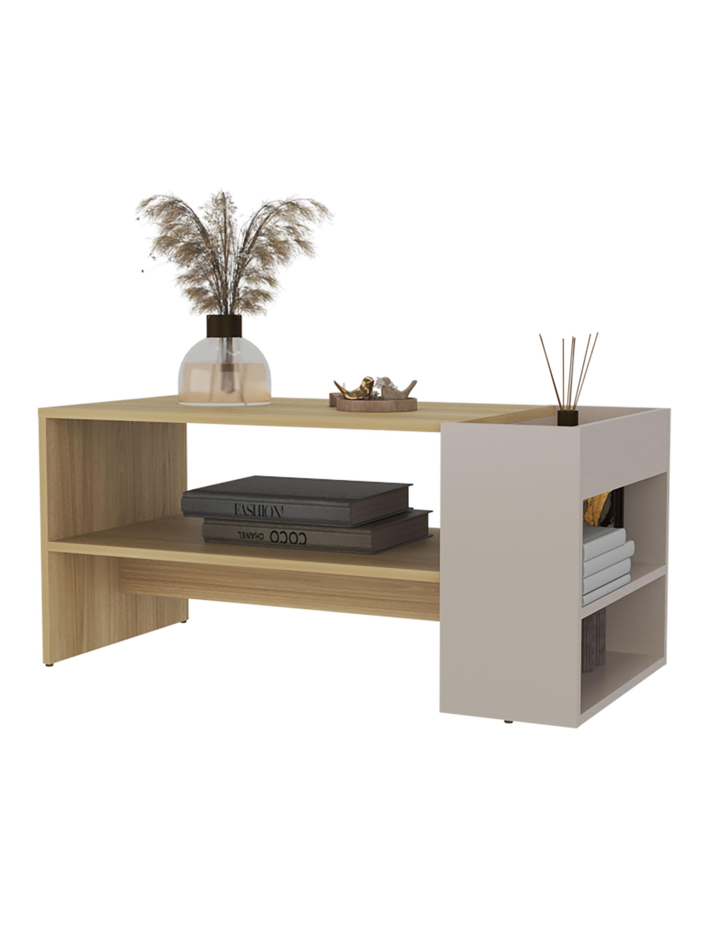 Mesa de Centro Adel 42x91x45 cm Capri y Fresno-3