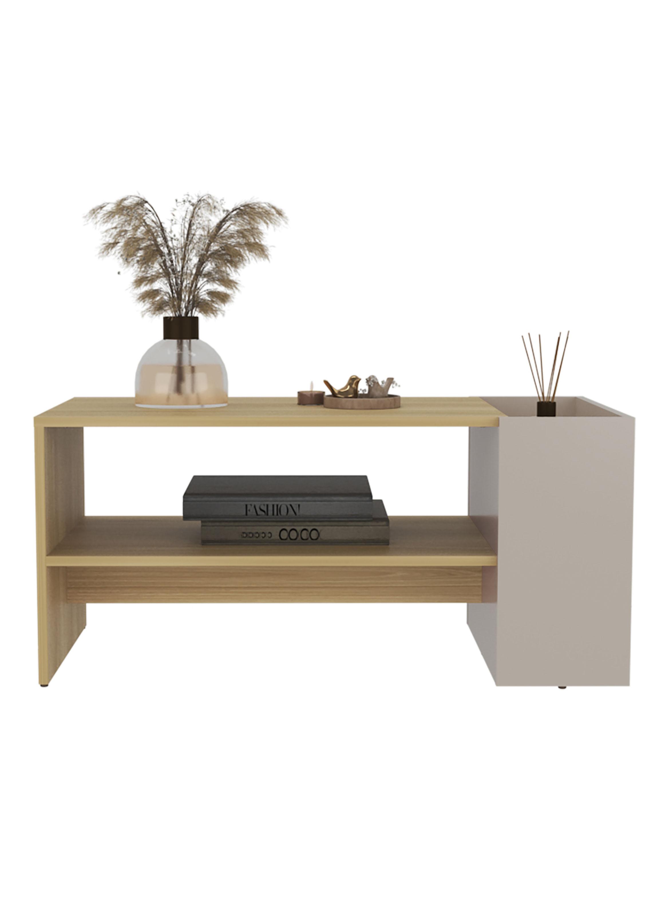 Mesa de Centro Adel 42x91x45 cm Capri y Fresno-2