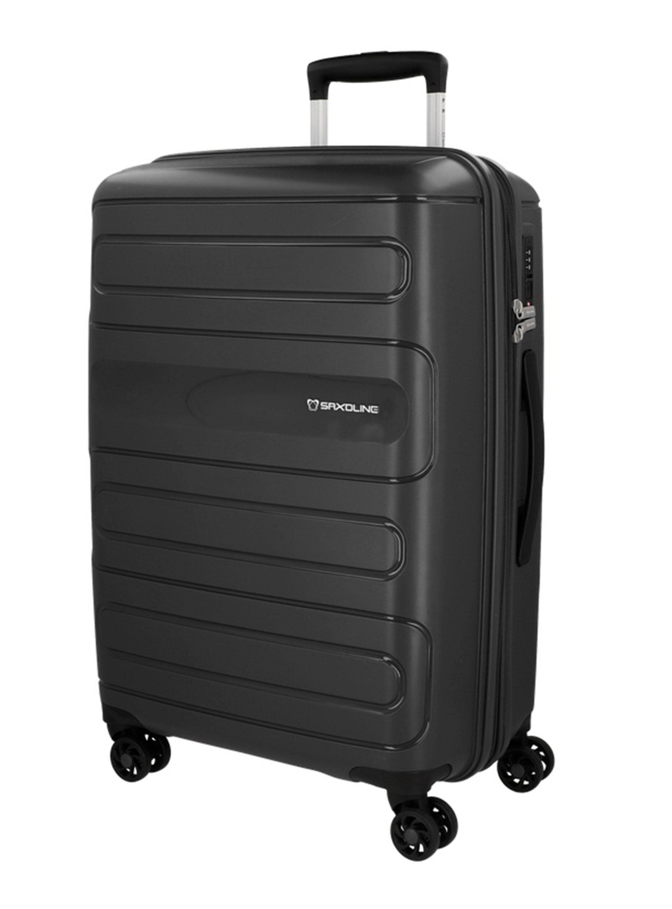 Maleta Mediana Saxoline Fortress 2.0 Negro Talla M-2