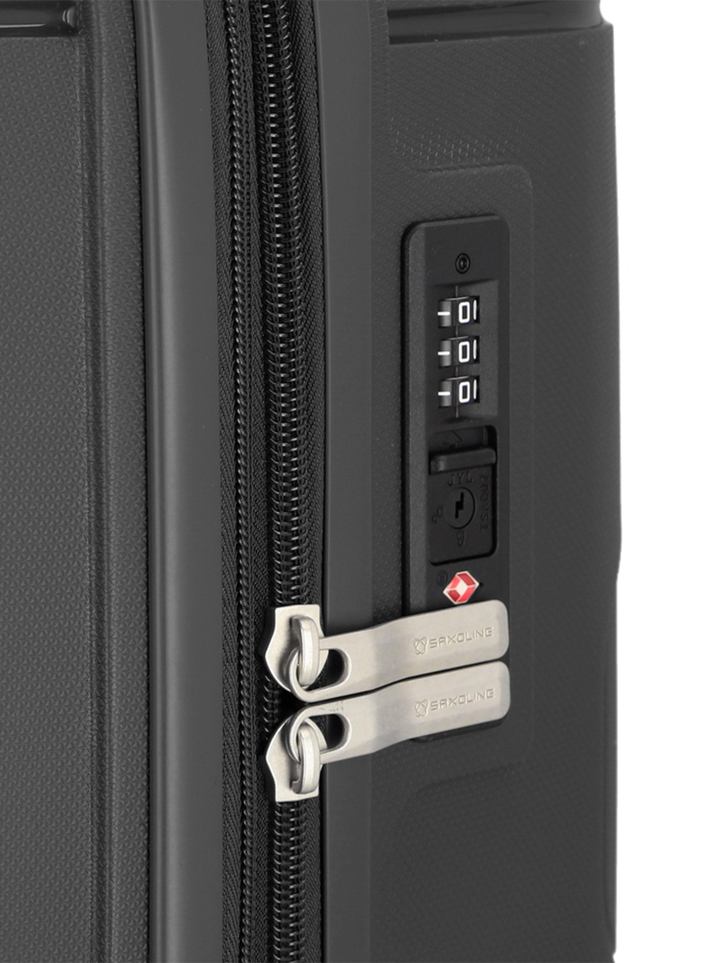 Maleta de Cabina Saxoline Fortress 2.0 Negro Talla S-4