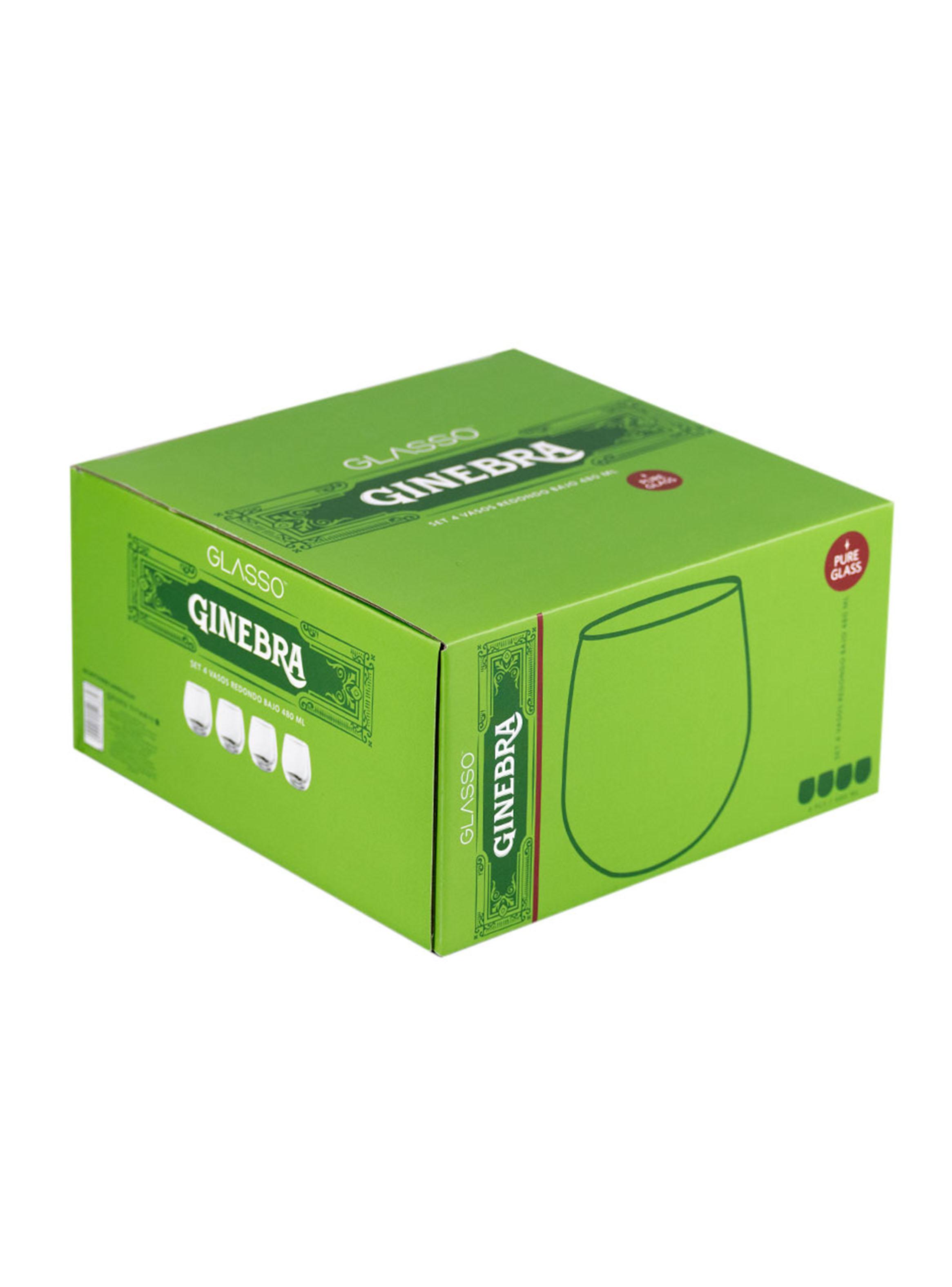 Set de 4 Vasos Redondo Bajo 480cc Ginebra-3