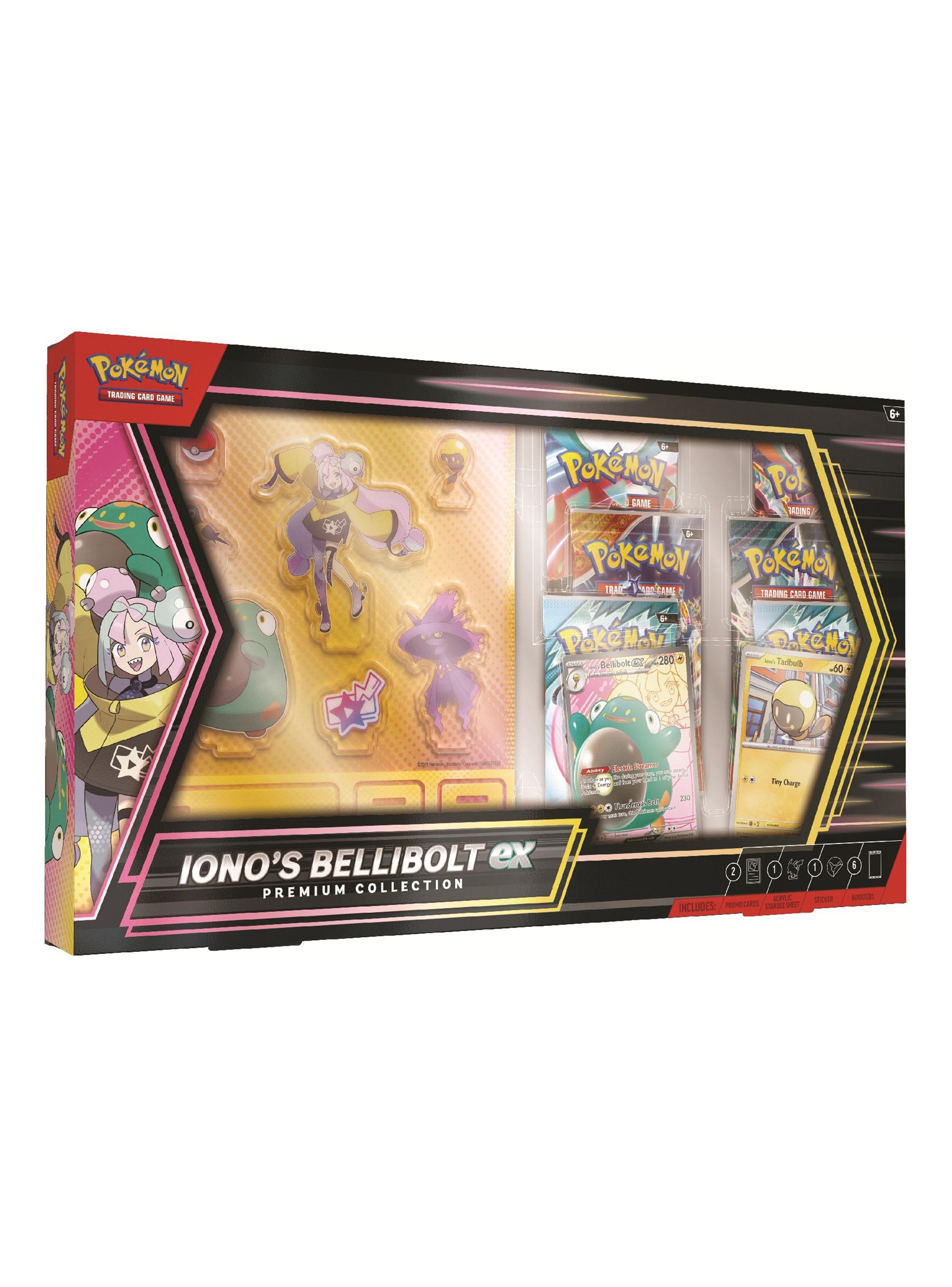 Juego de Cartas Iono´s Bellibolt Ex Premium Colección-2
