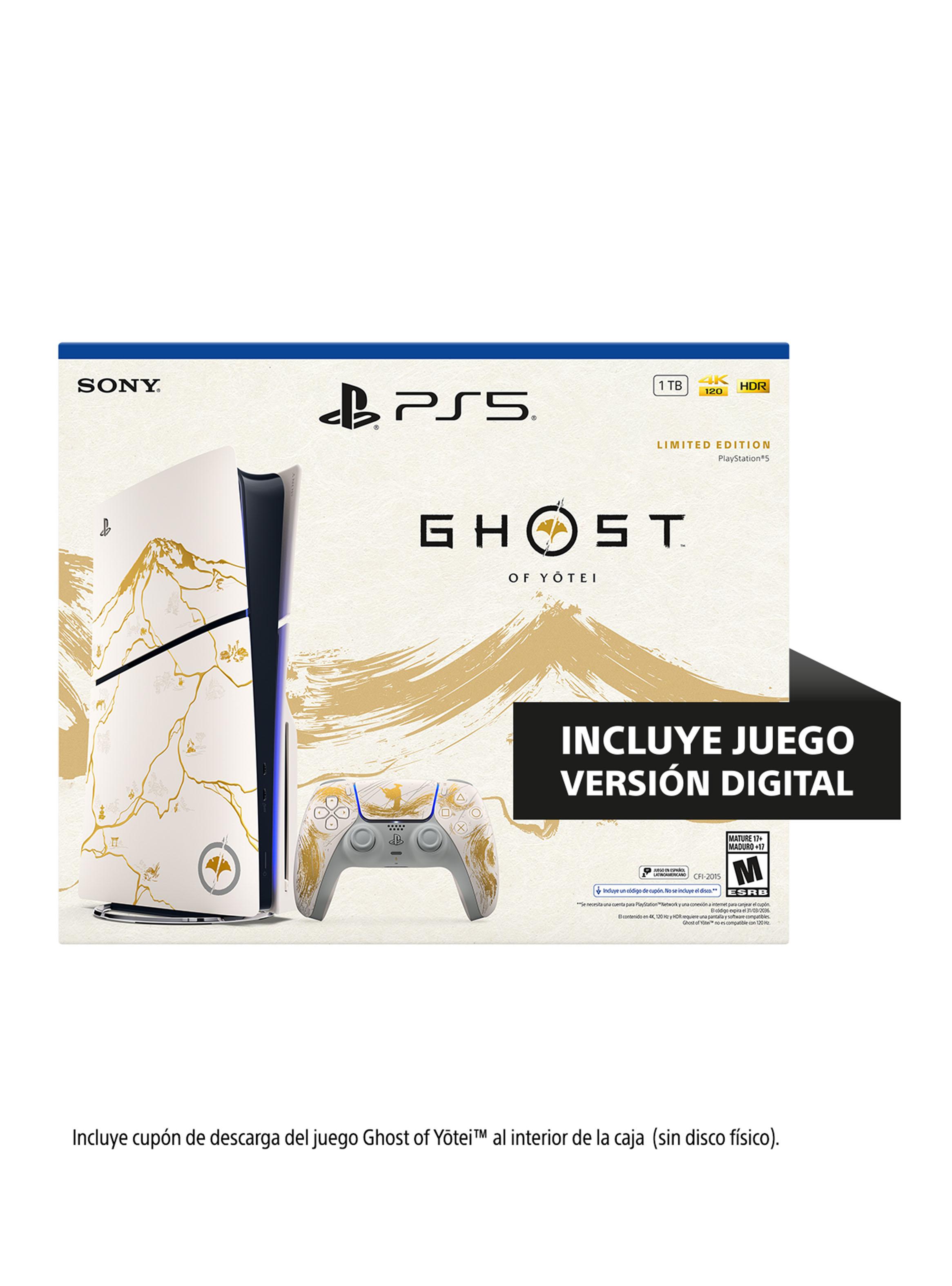 Consola PS5 Disco Edición Limitada Oro + Juego Ghost of Yōtei Digital-2