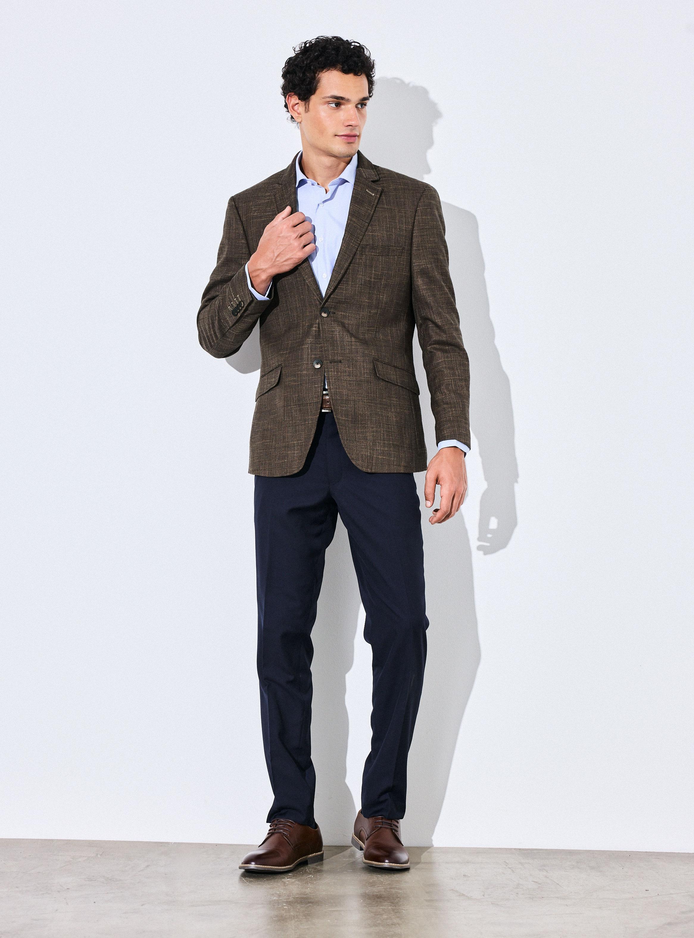 Veston Recto Fantasía Cuadro-4