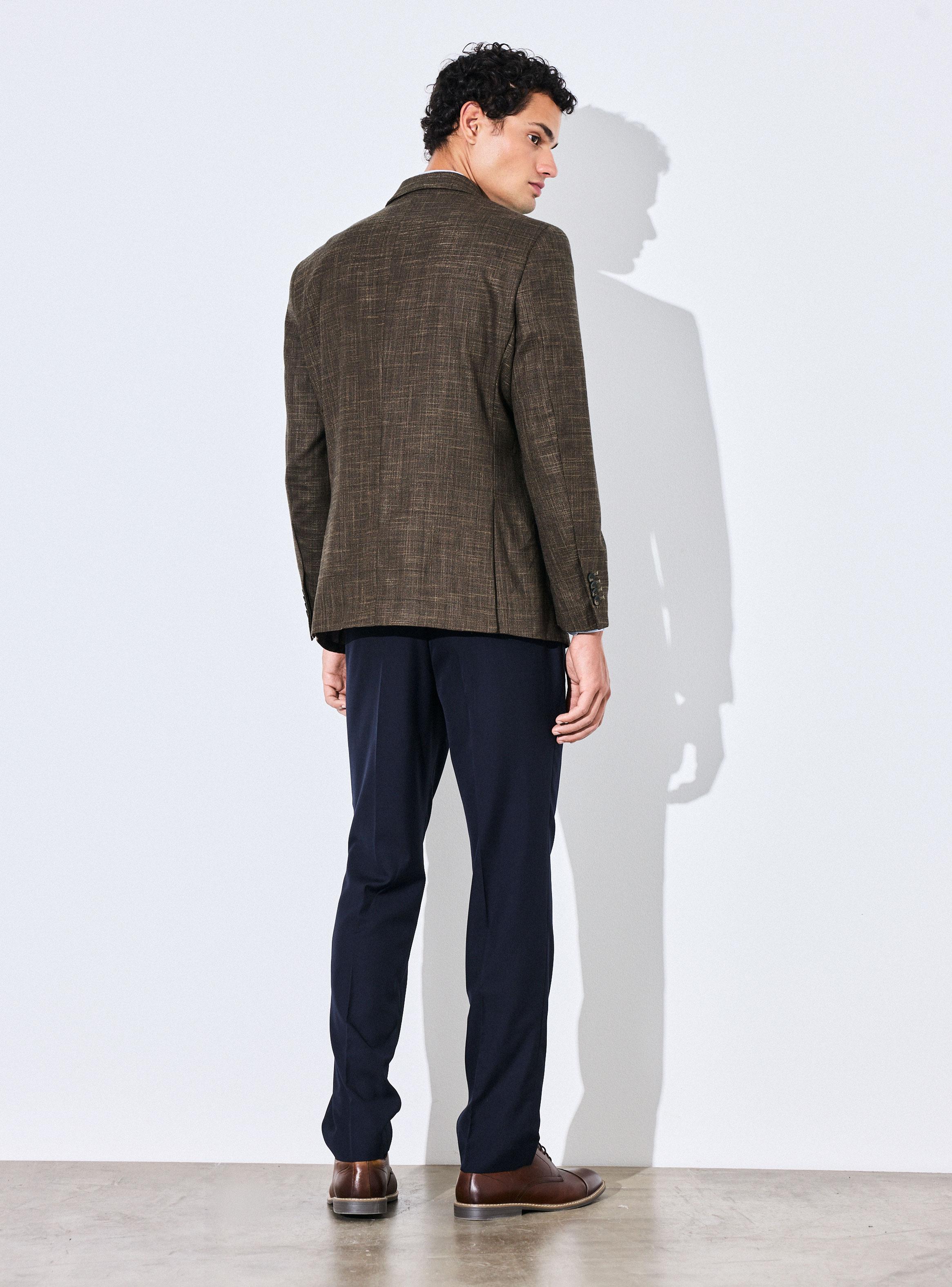 Veston Recto Fantasía Cuadro-5