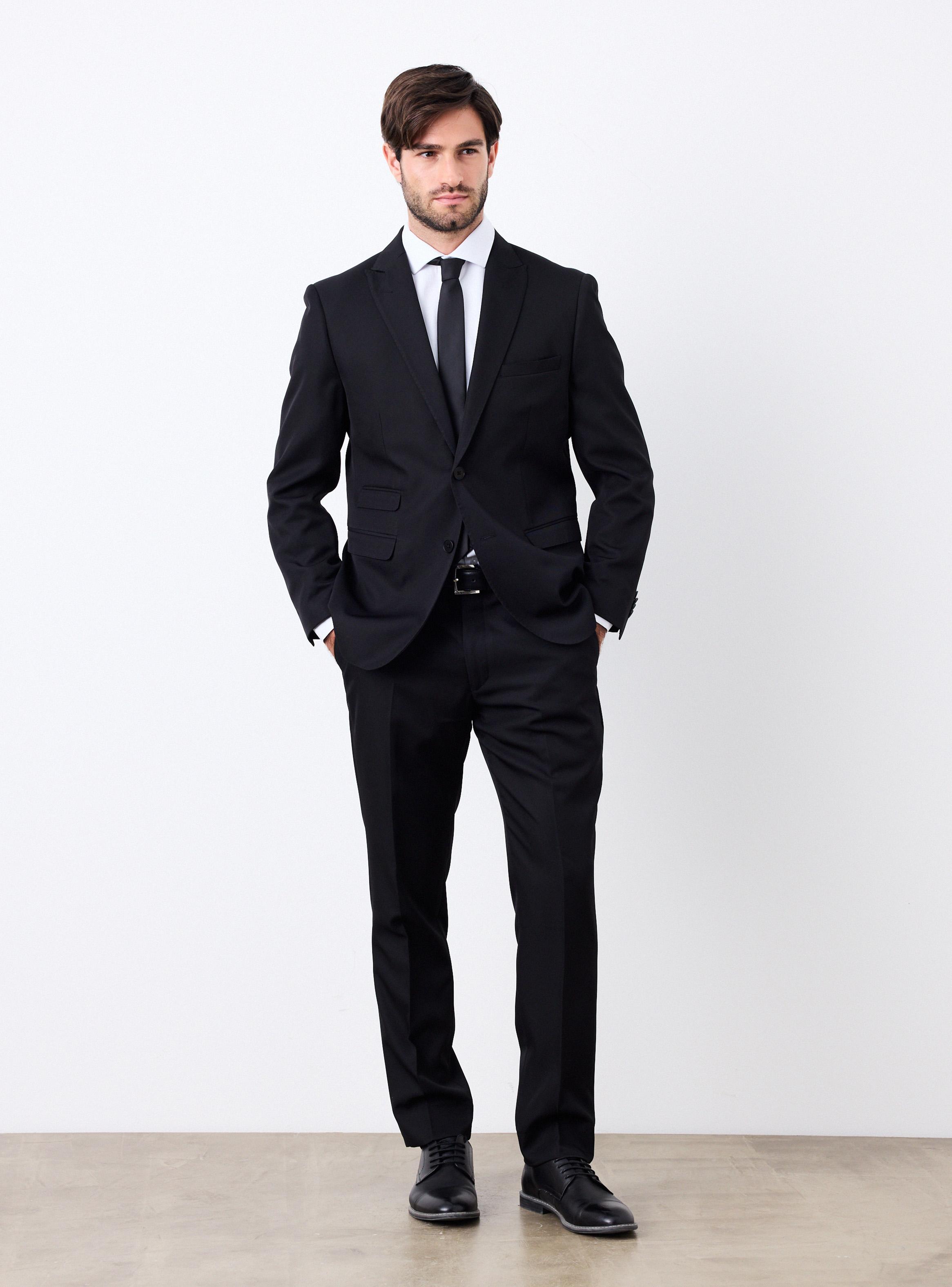 Traje Recto Vuelta de Solapa en Punta-4