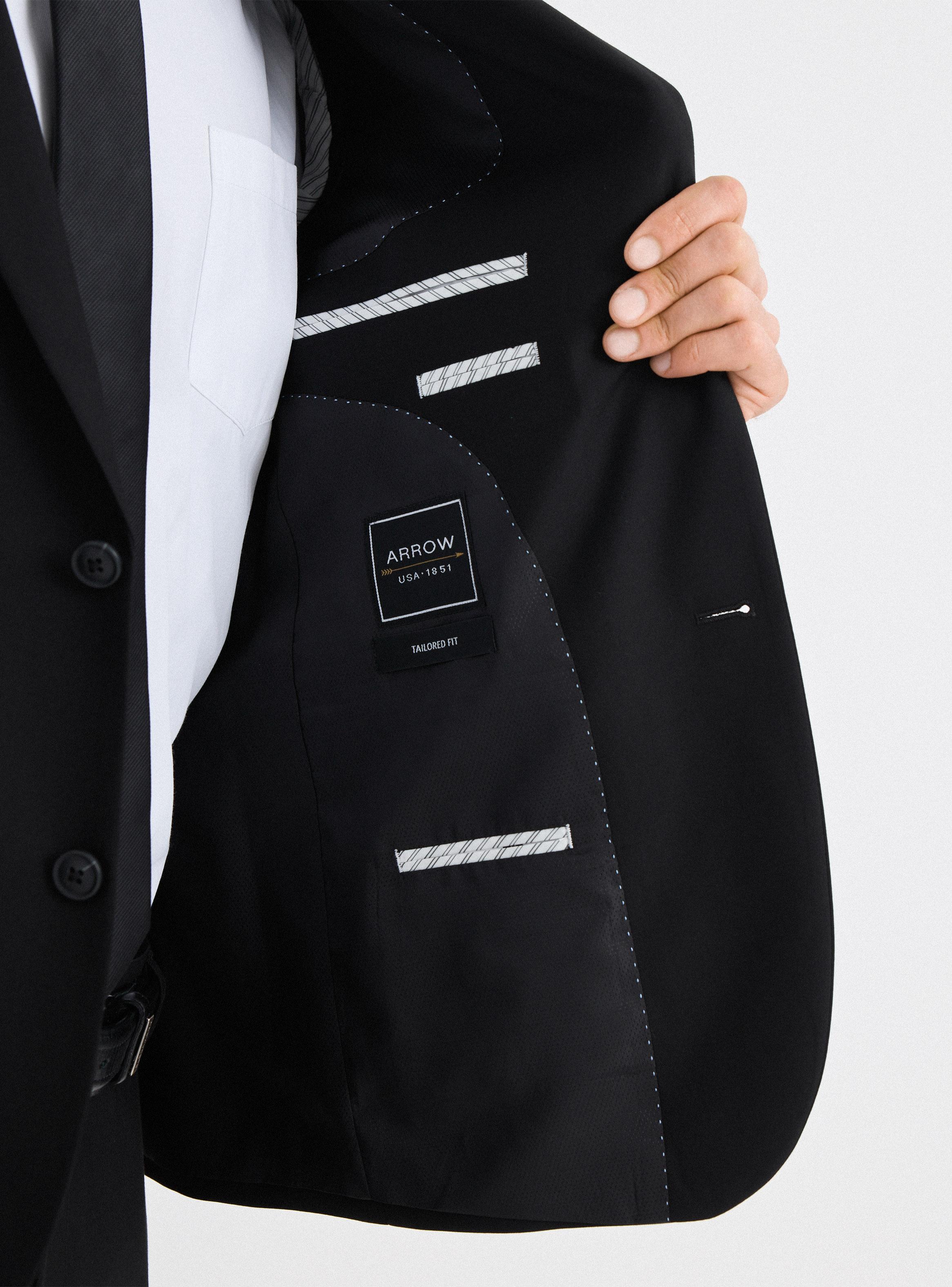 Traje Recto Colores Lisos-3