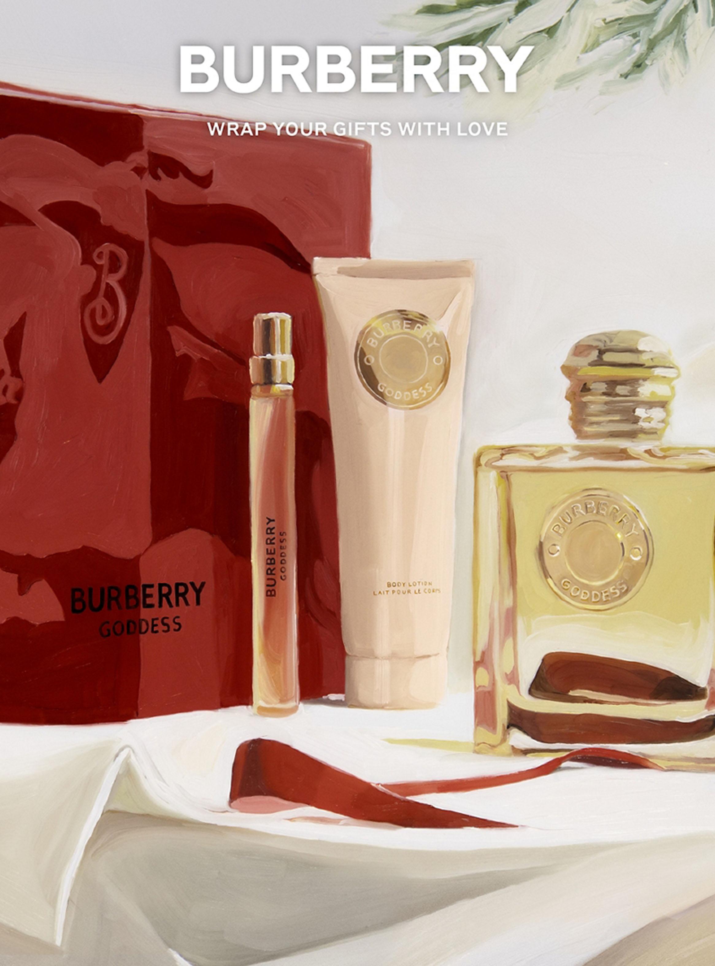 Set Perfume Goddess Burberry EDP Mujer 100 ml + Body Lotion 75 ml + Pen Spray 10 ml-2