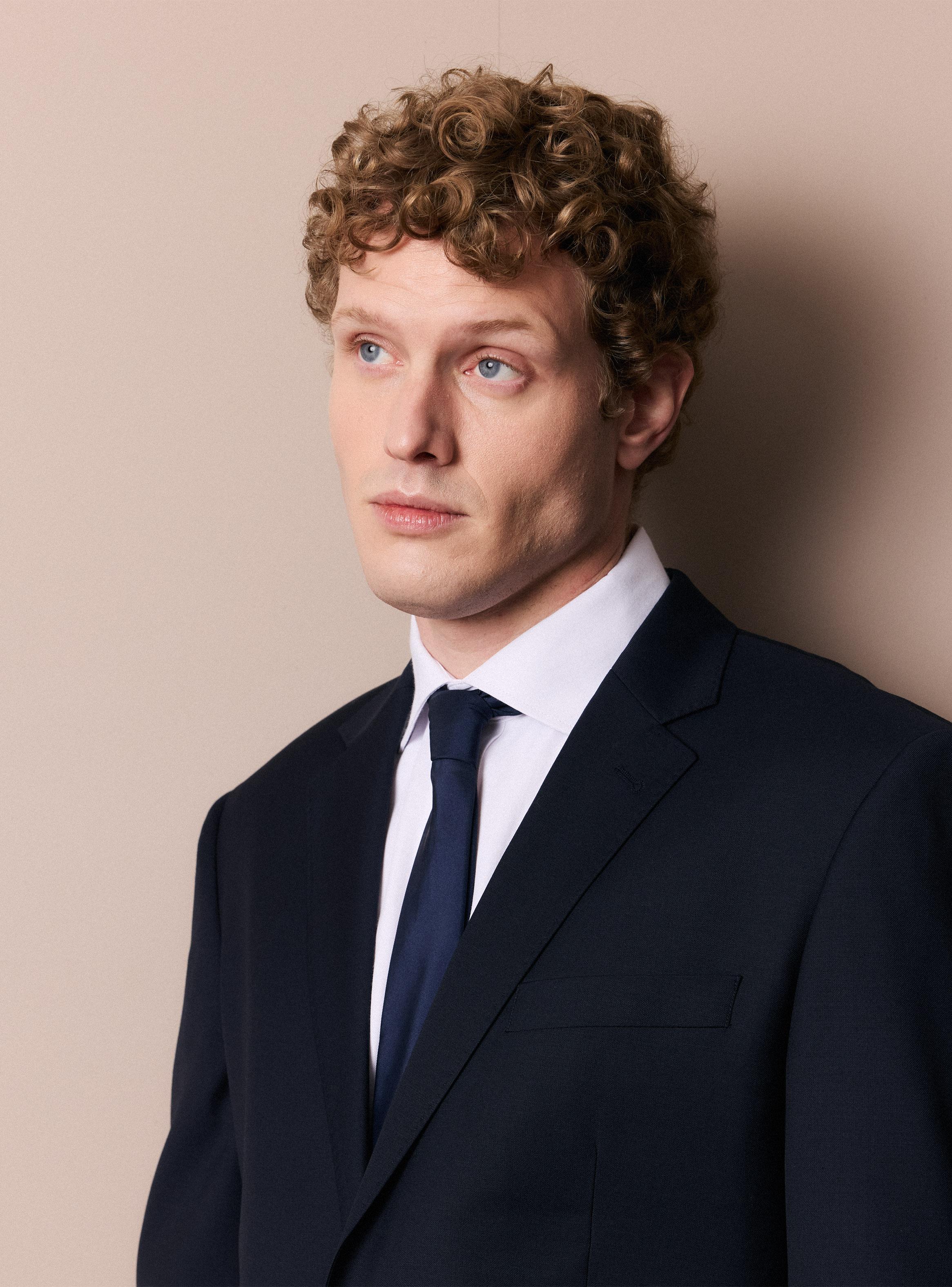 Traje Recto Lana Lisa Super 100-2