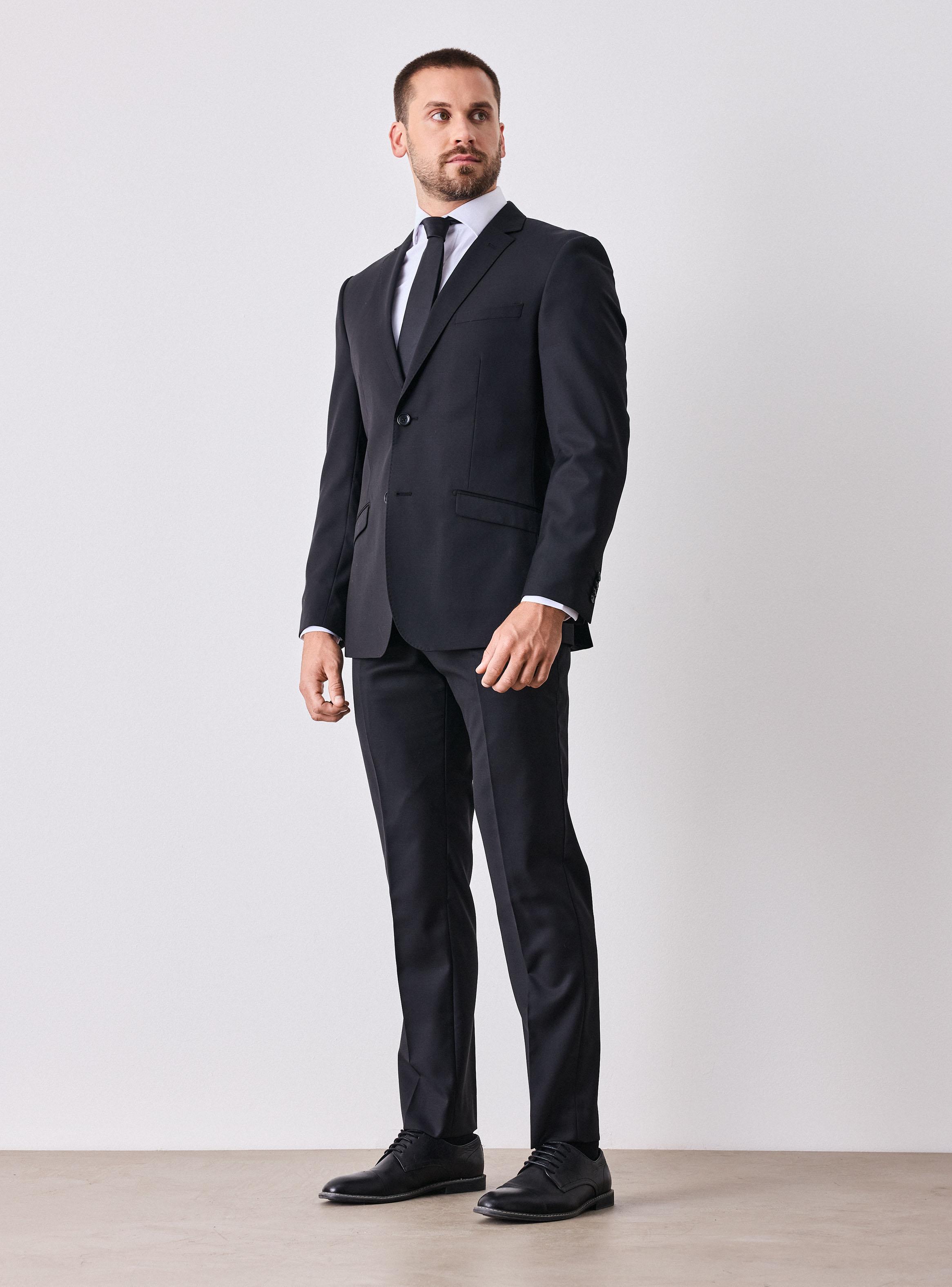 Traje Recto Lana Lisa Super 100-4