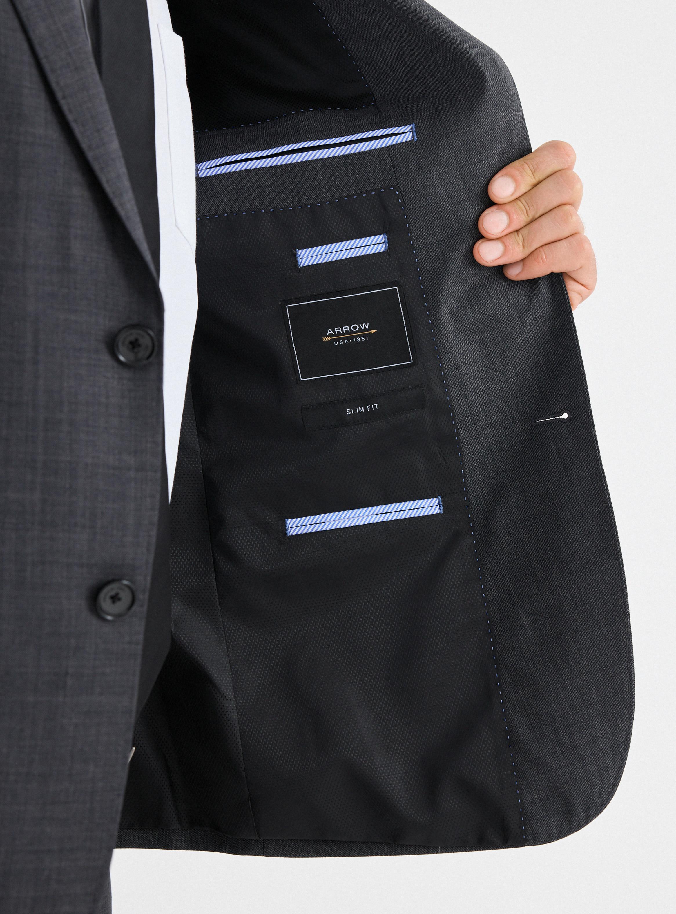 Traje Recto Lana Fantasía-3