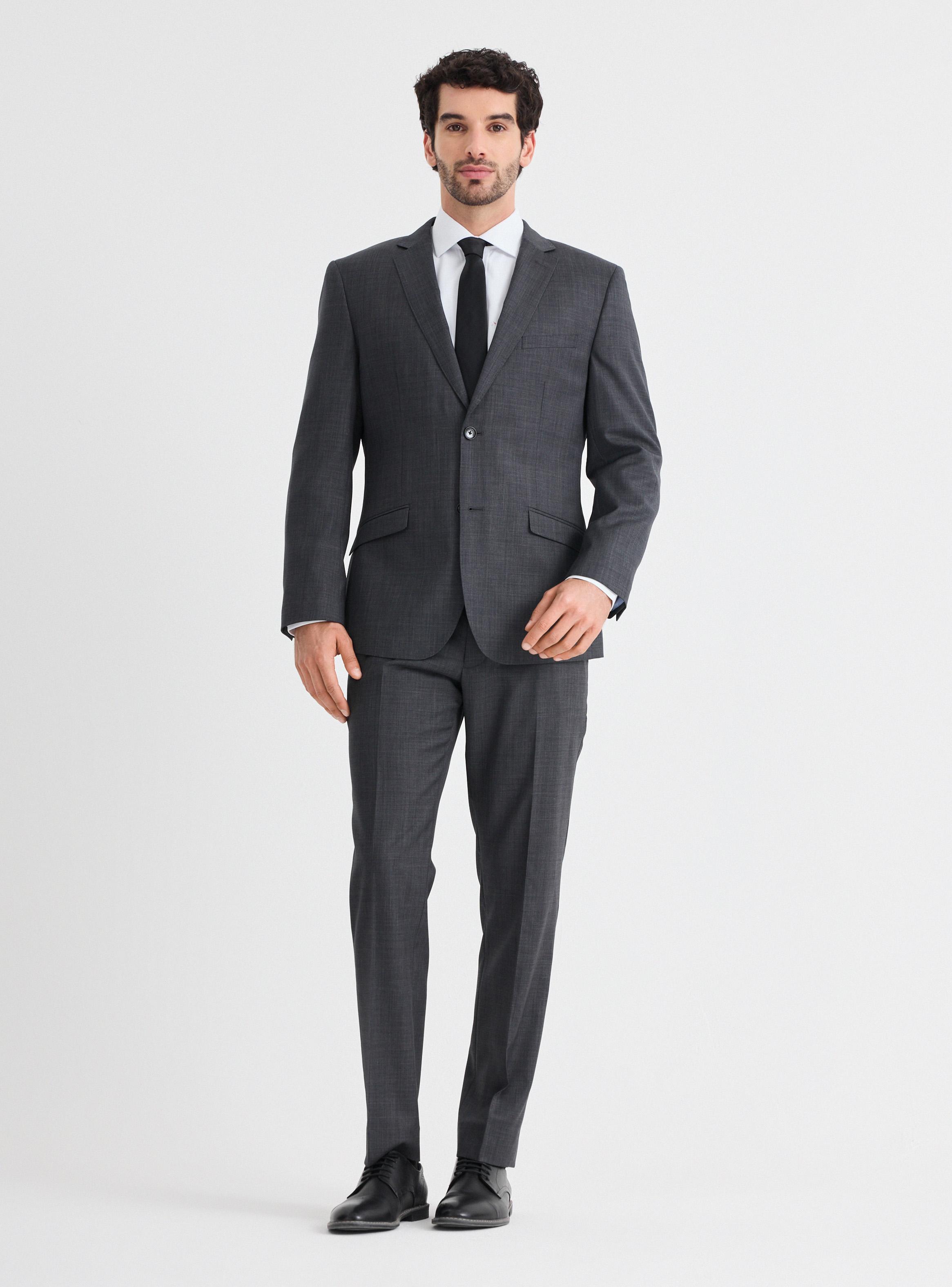 Traje Recto Lana Fantasía-4