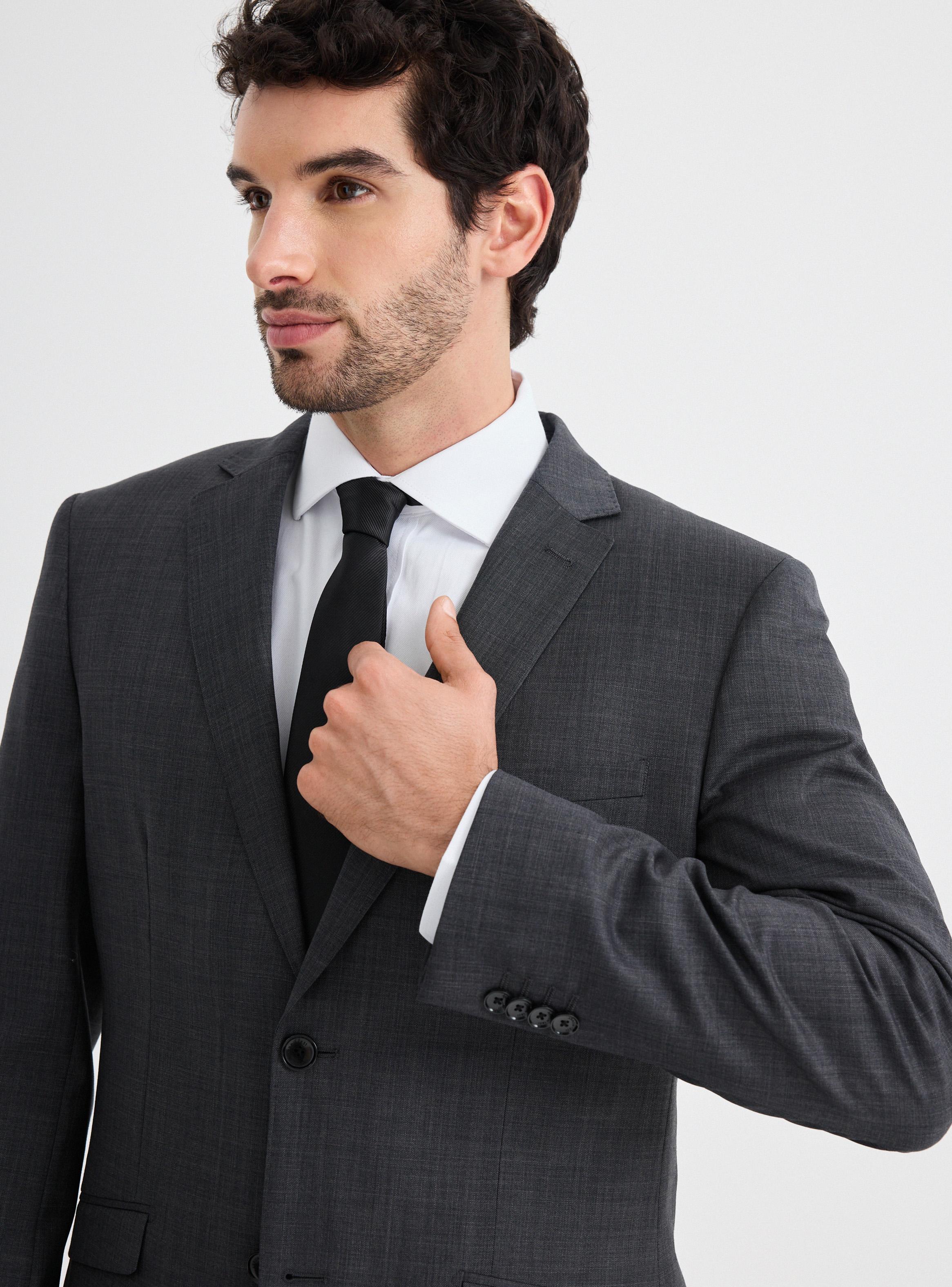 Traje Recto Lana Fantasía-2