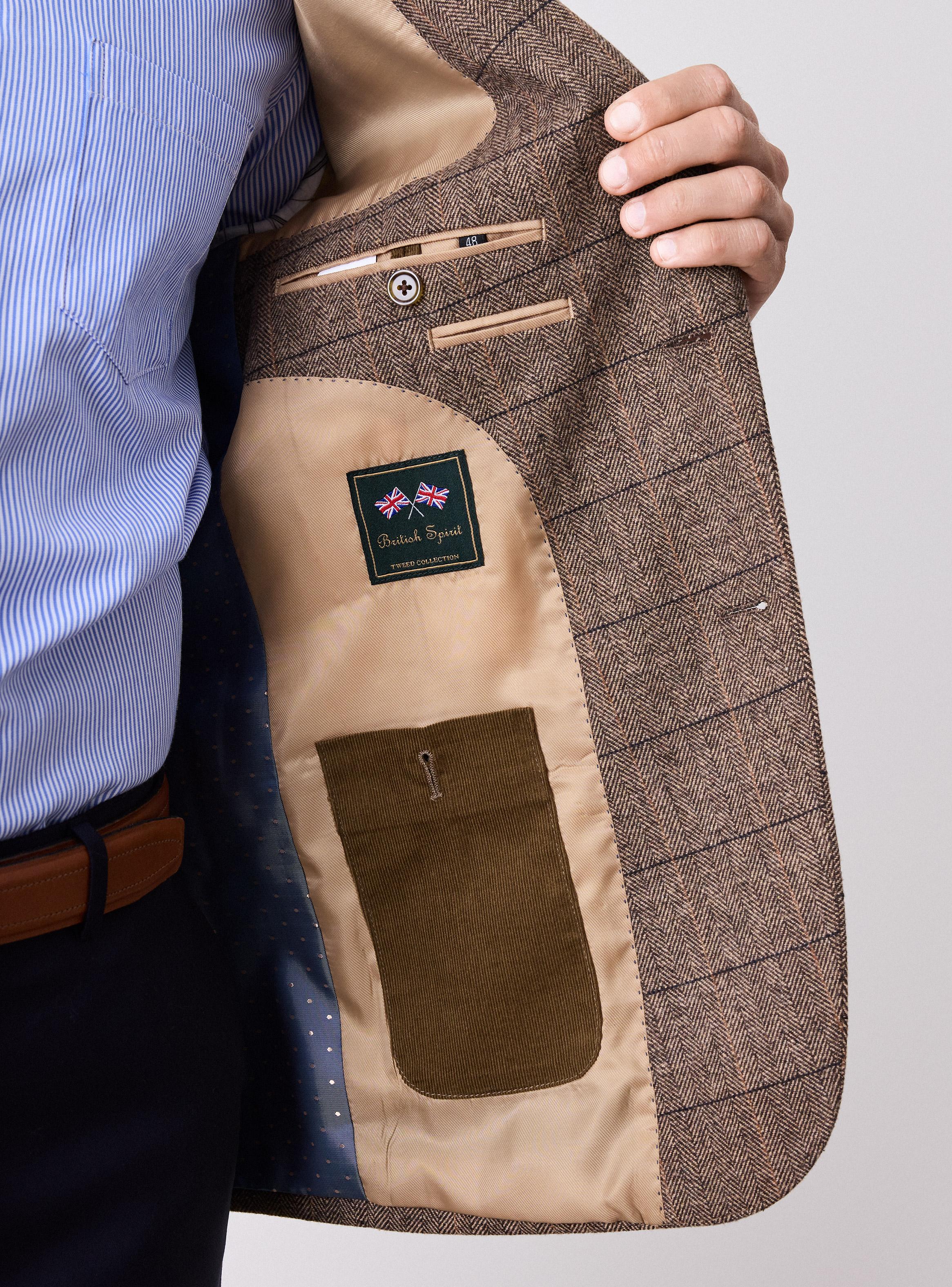 Vestón Recto Tweed con Coderas-3