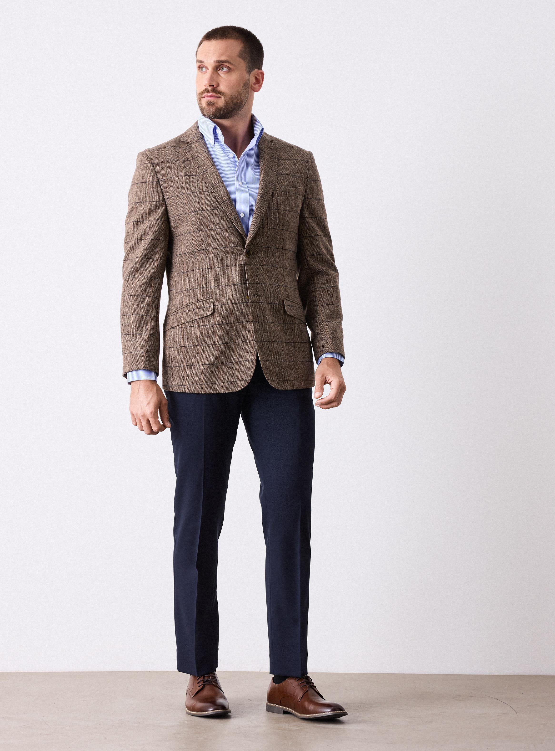 Vestón Recto Tweed con Coderas-4