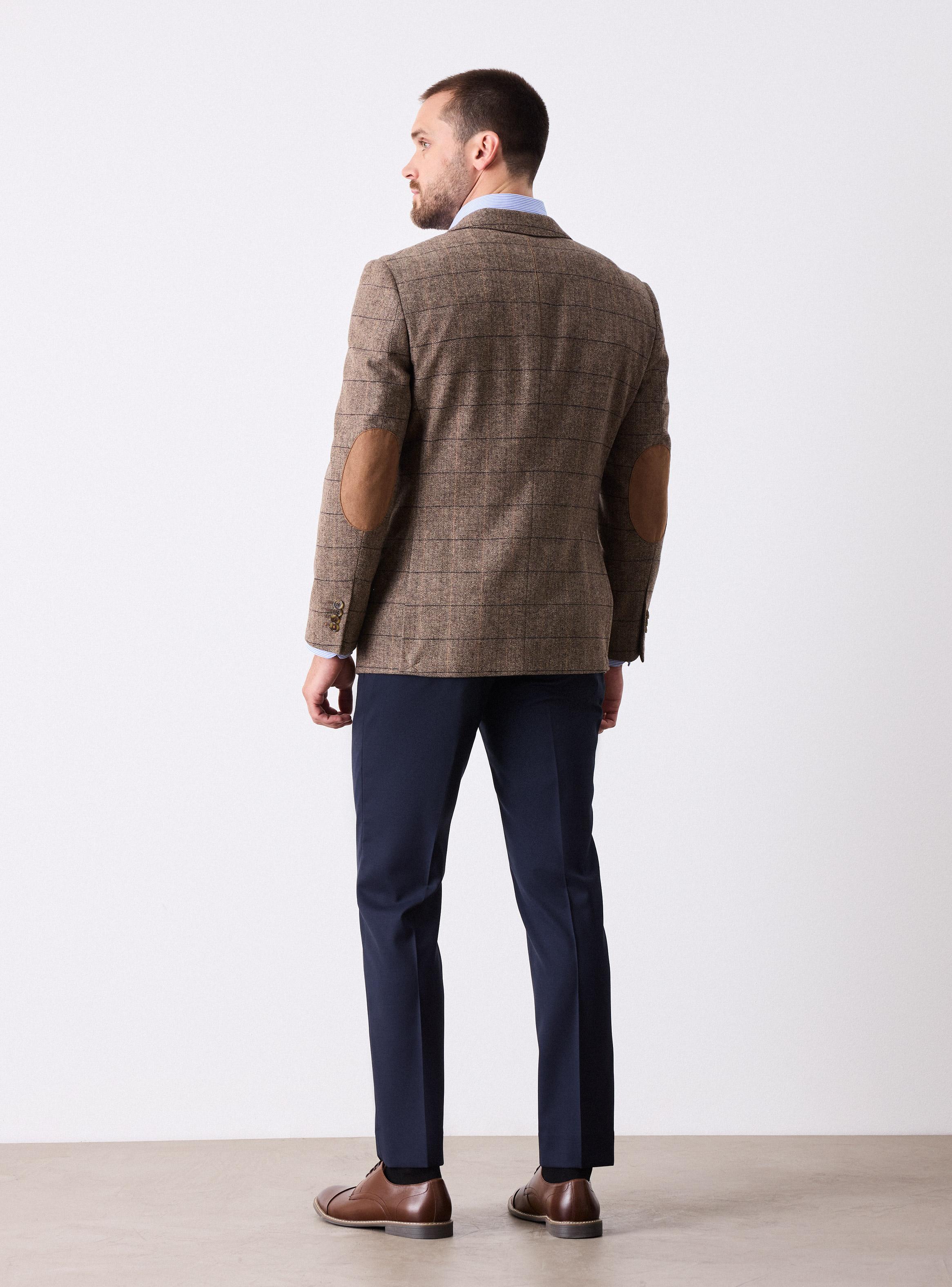 Vestón Recto Tweed con Coderas-5