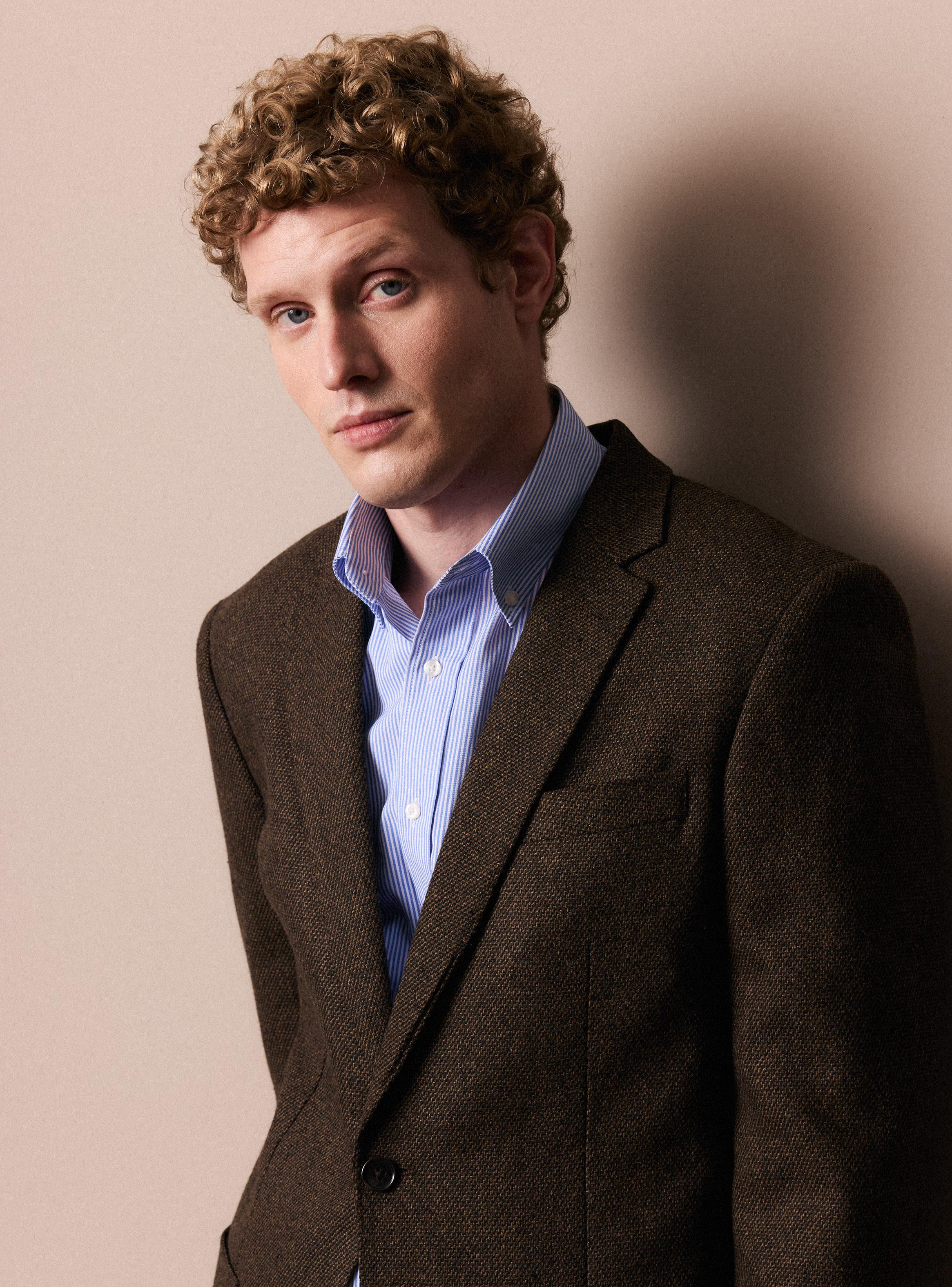 Vestón Tweed Bolsillos de Parche-2