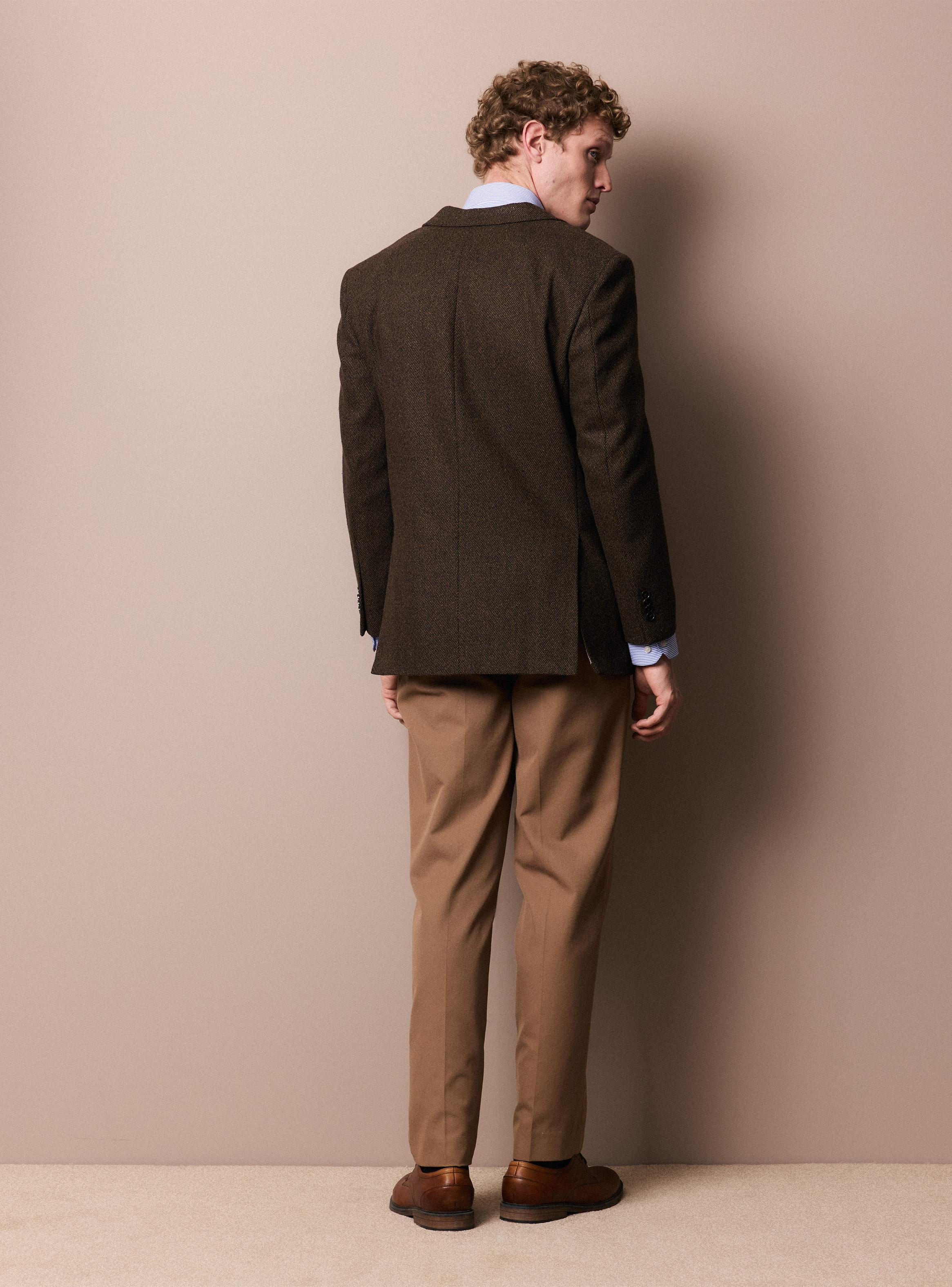 Vestón Tweed Bolsillos de Parche-5