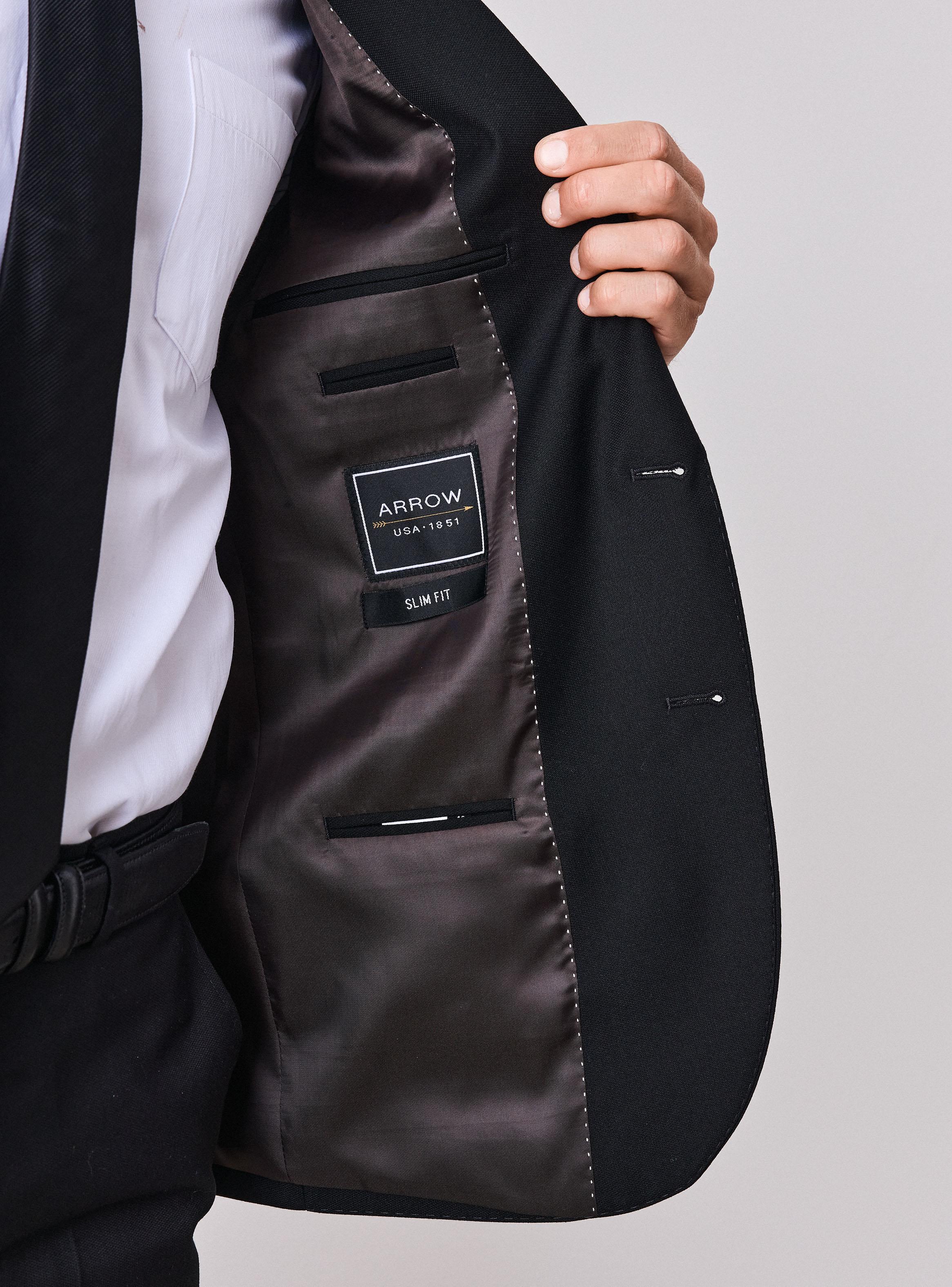 Traje Recto Fantasia Slim Fit Solapa En Punta-3