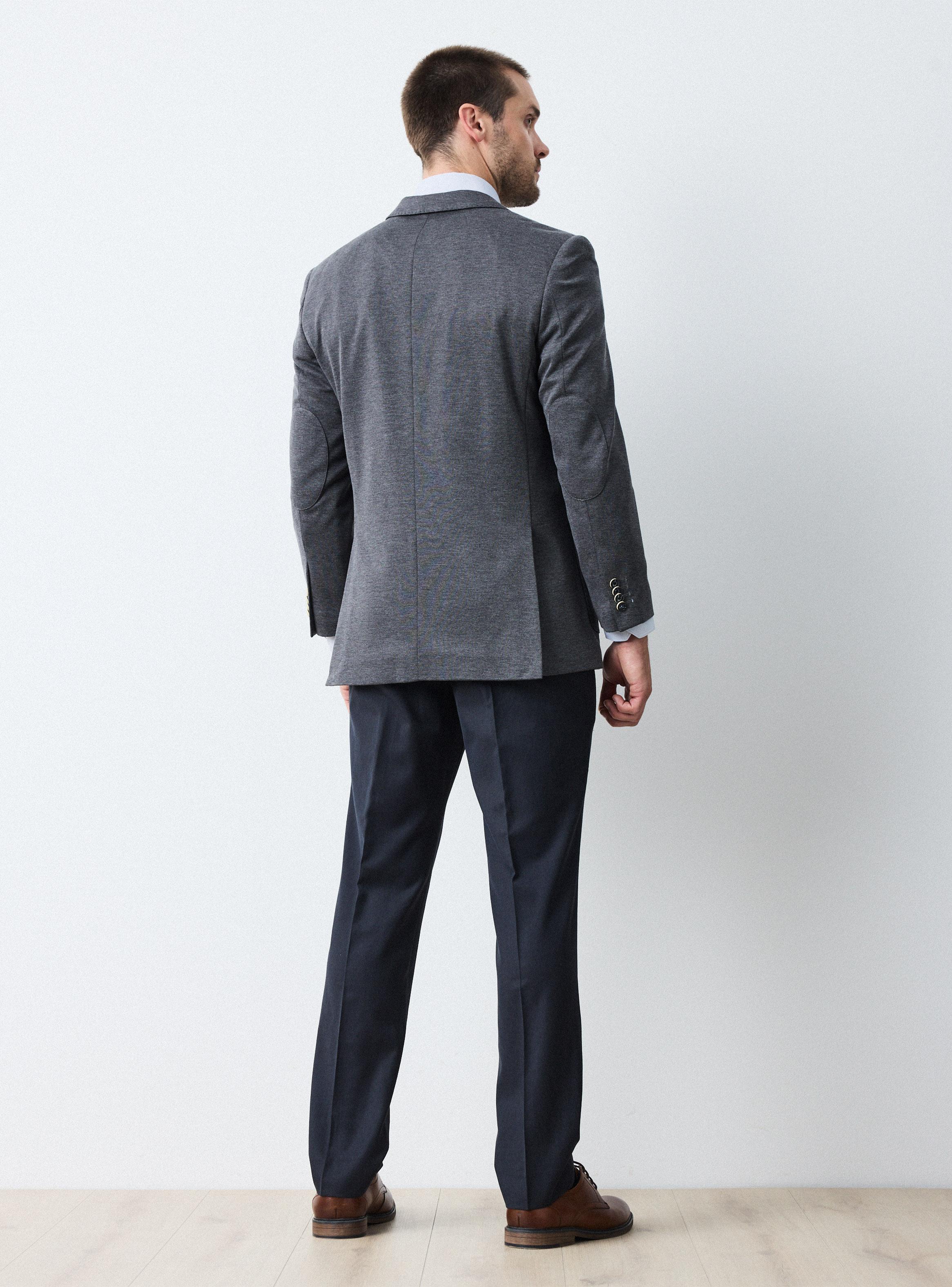 Veston Recto Tela Knit Lisa Color-5