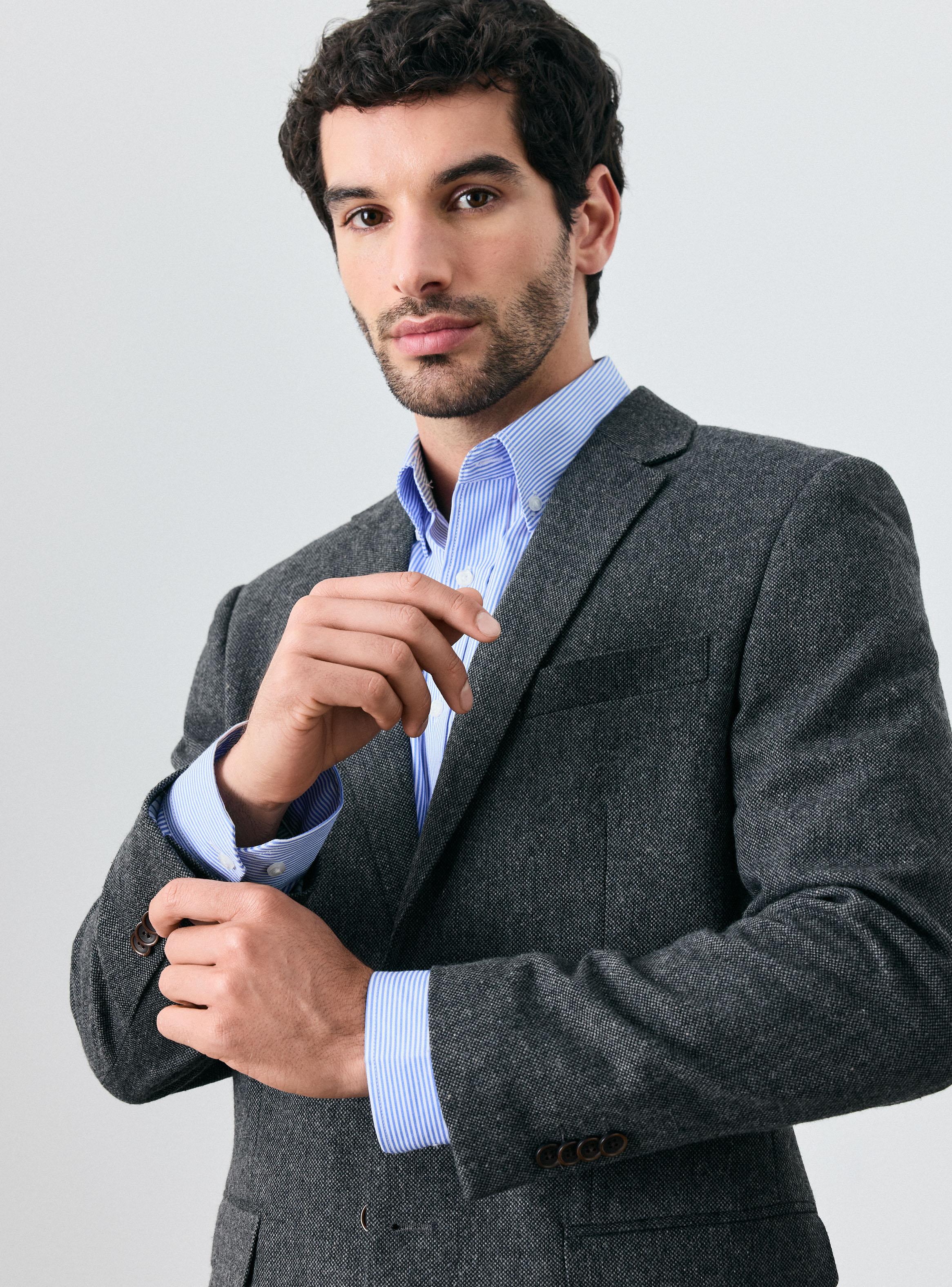 Vestón Recto Tweed-2