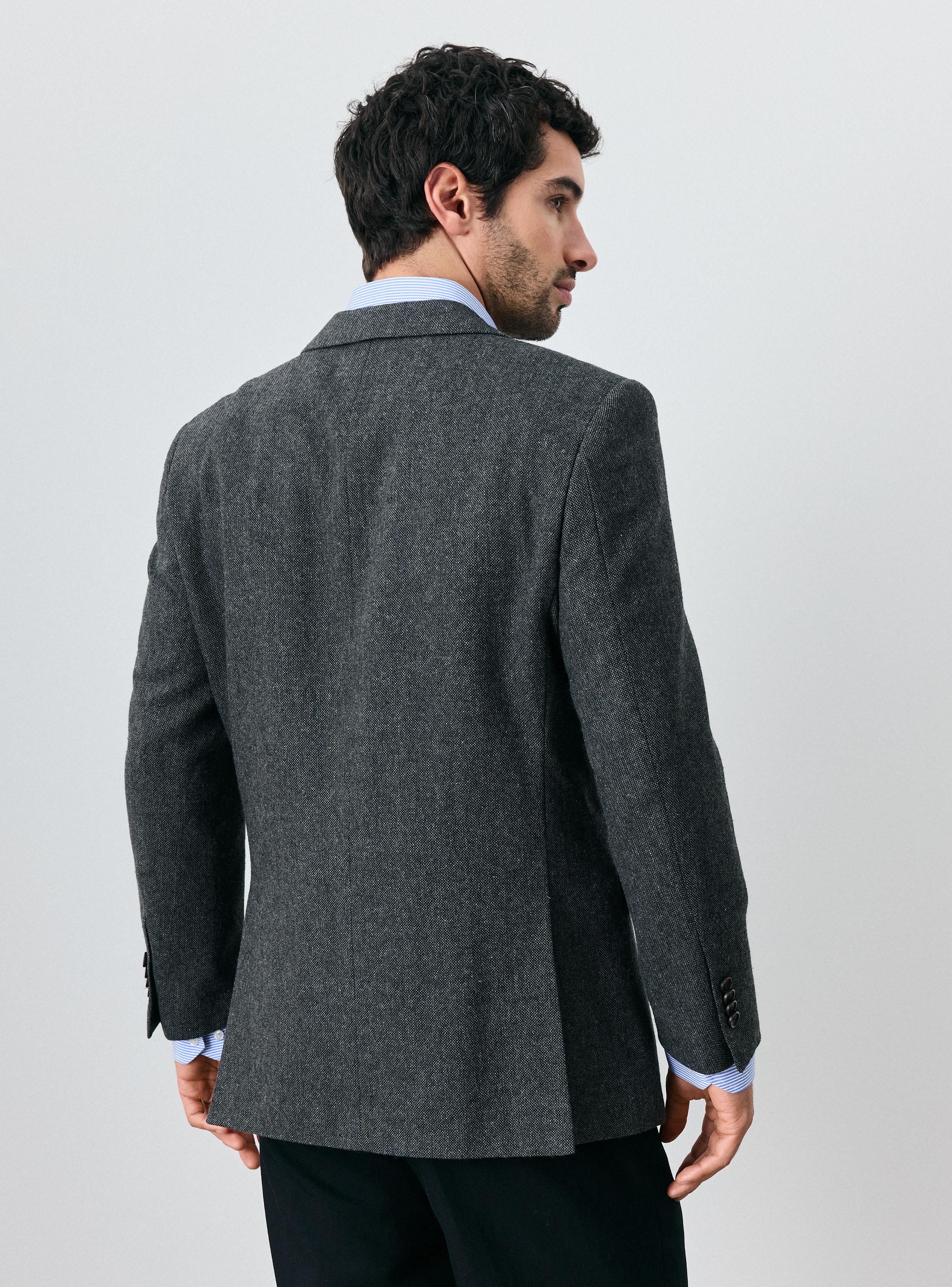 Vestón Recto Tweed-1