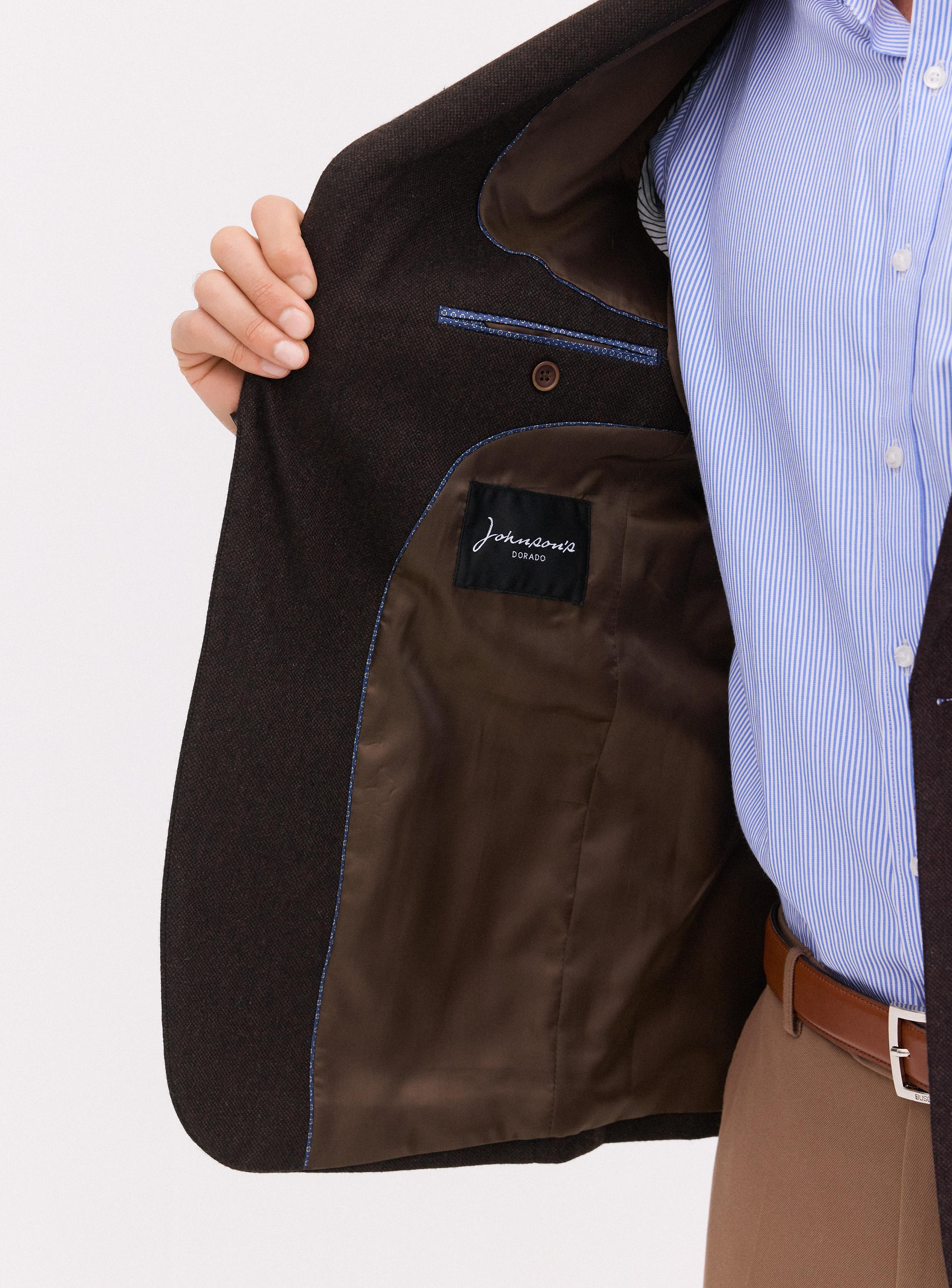 Vestón Recto en Tweed Regular Fit-2