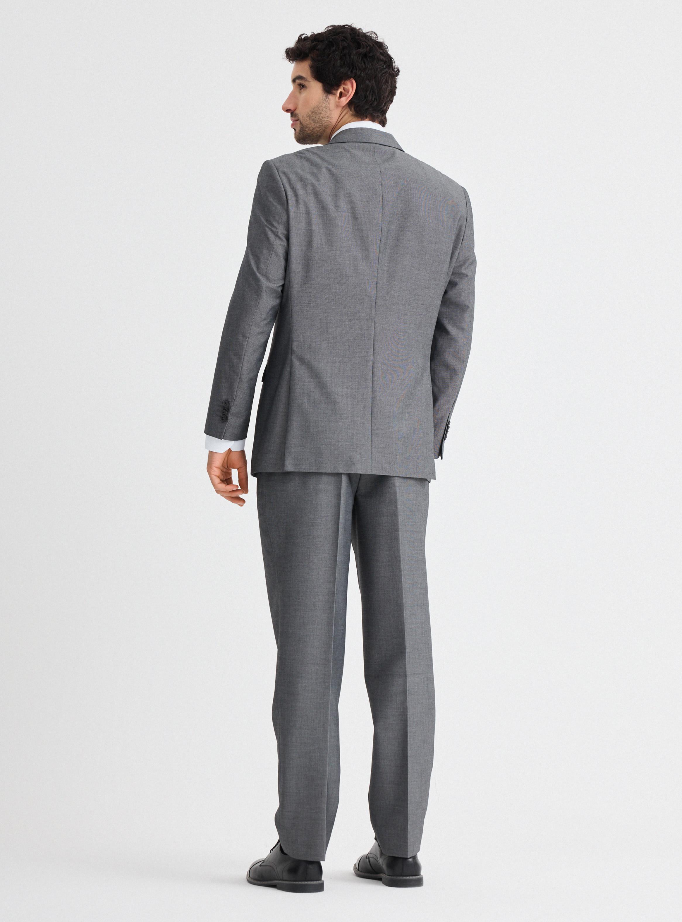 Traje Recto Fantasía Ojo de Perdíz-5