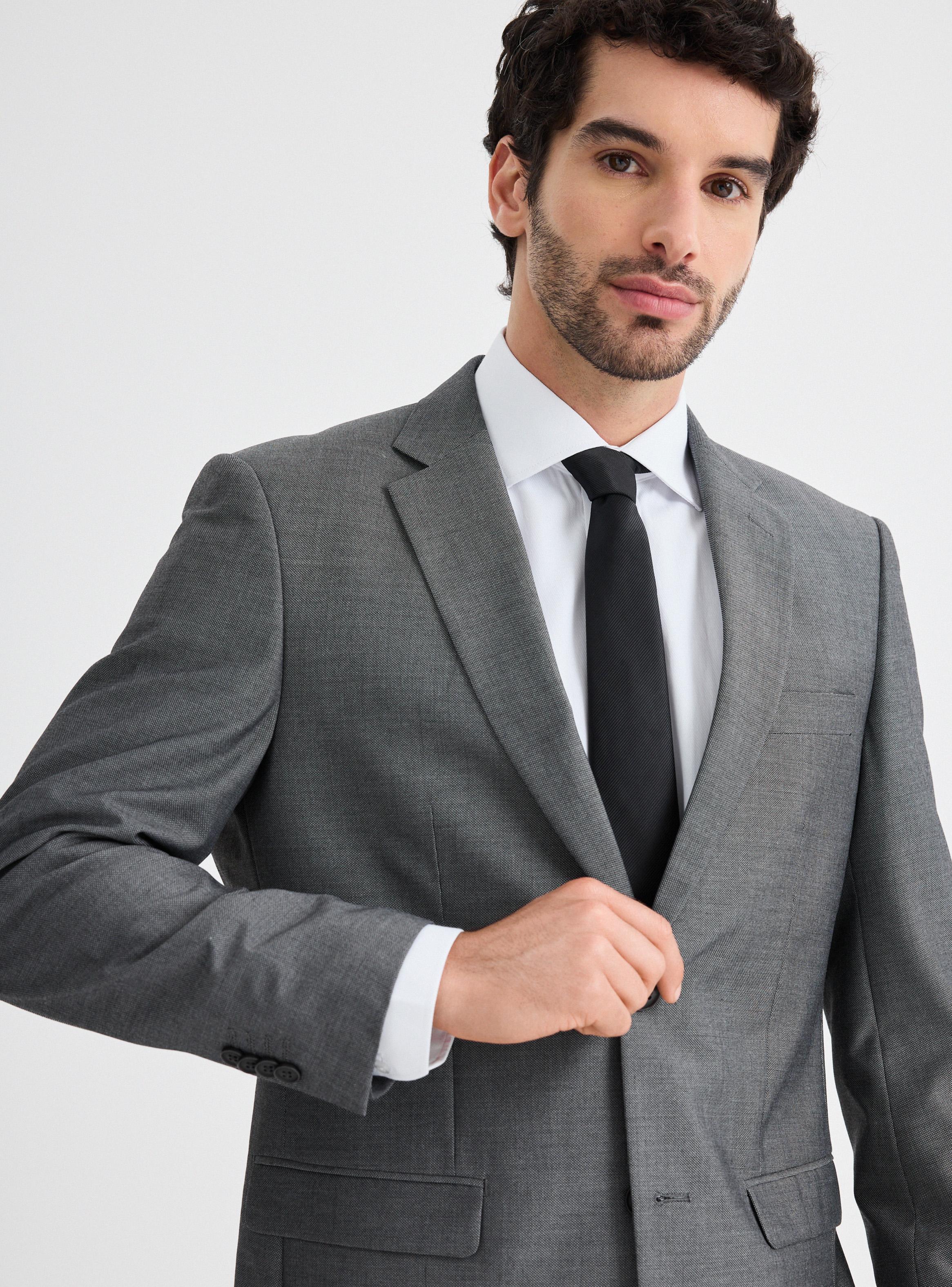 Traje Recto Fantasía Ojo de Perdíz-2