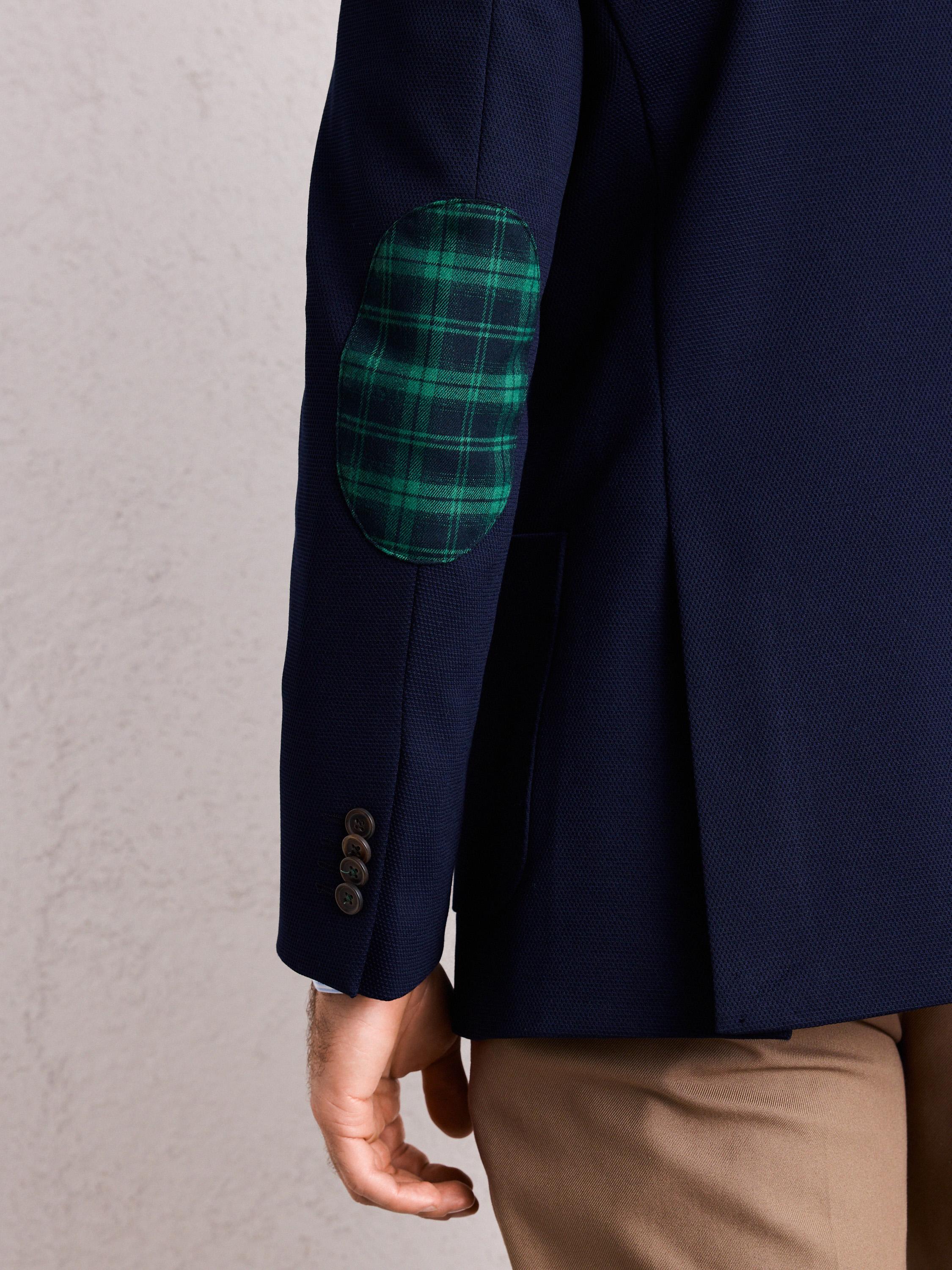 Vestón Recto Solapa Vulta en Punta Texturado-3