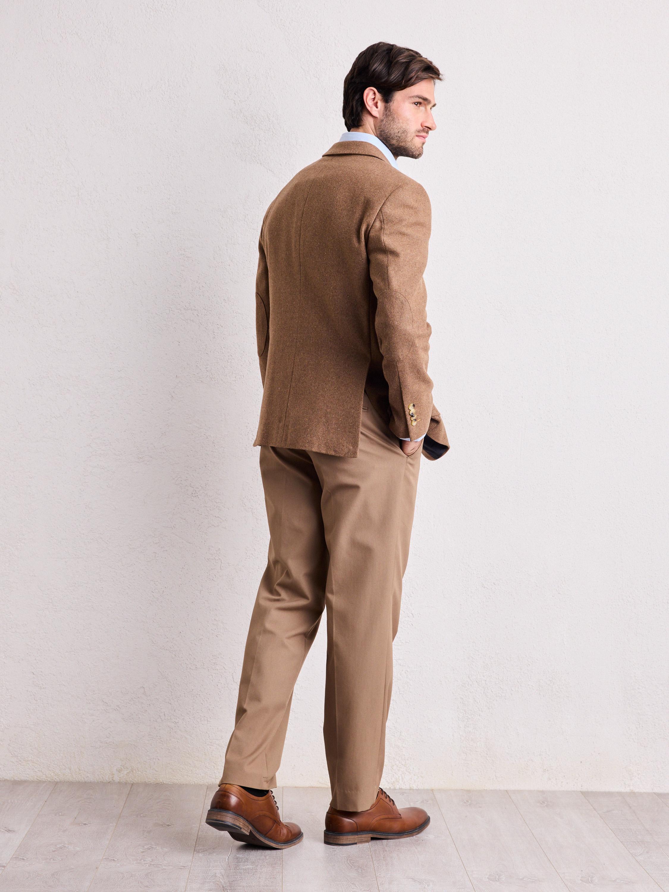 Vestón Recto Paño Liso Colores-5