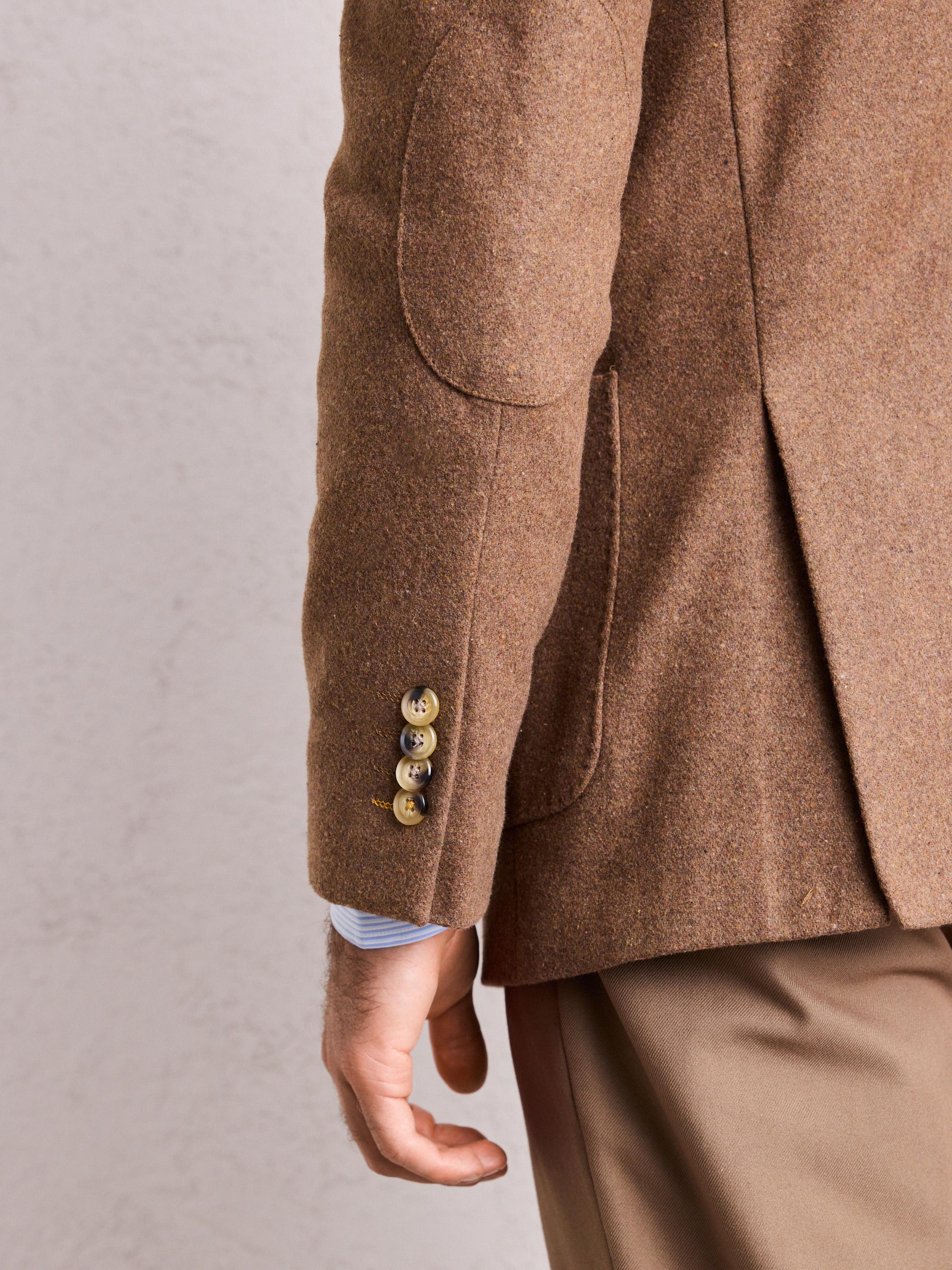 Vestón Recto Paño Liso Colores-3