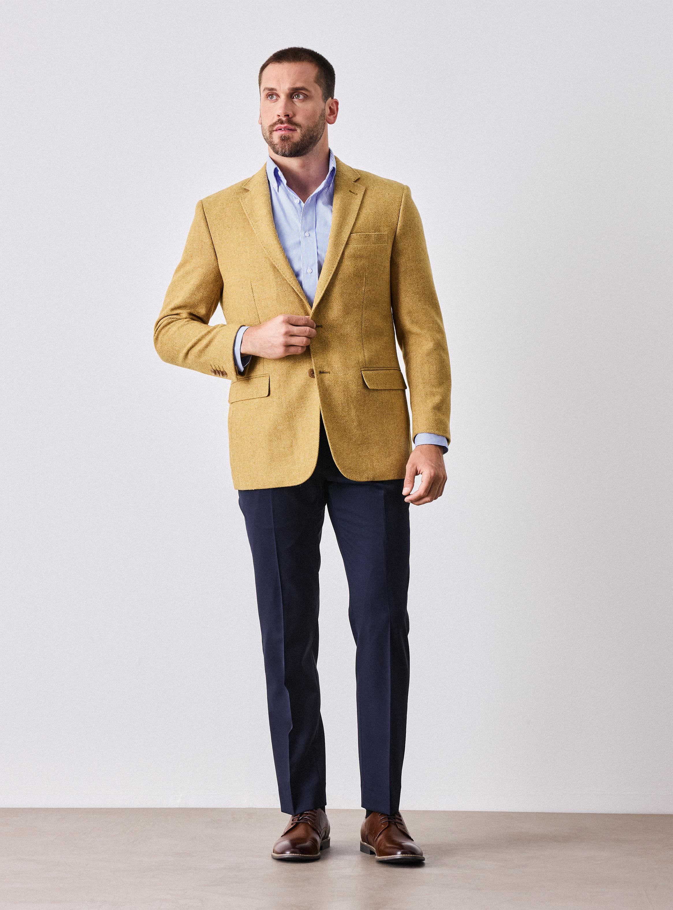 Vestón Recto en Tweed Espigado-4