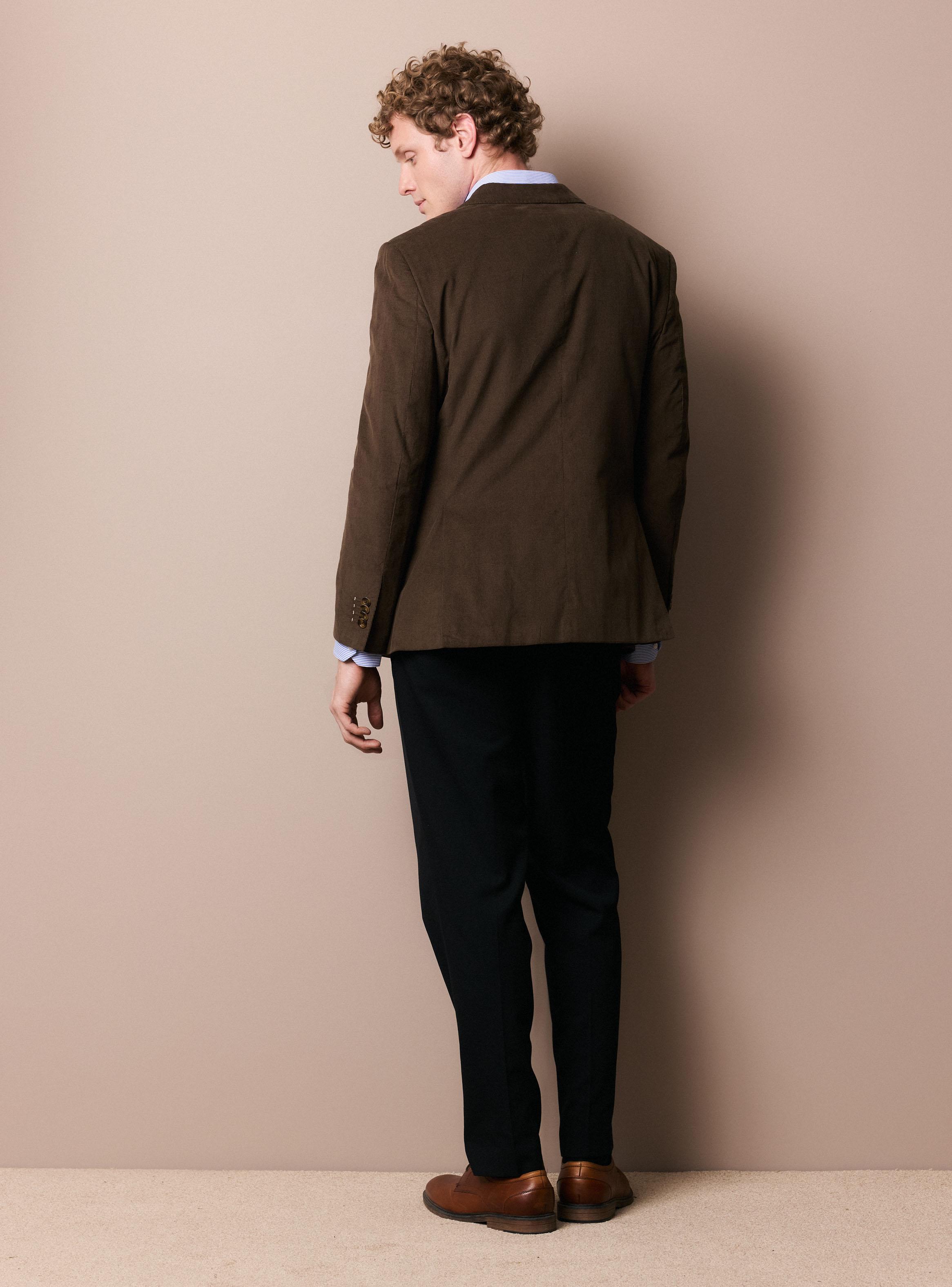 Vestón Recto Cotelé Slim Fit-5