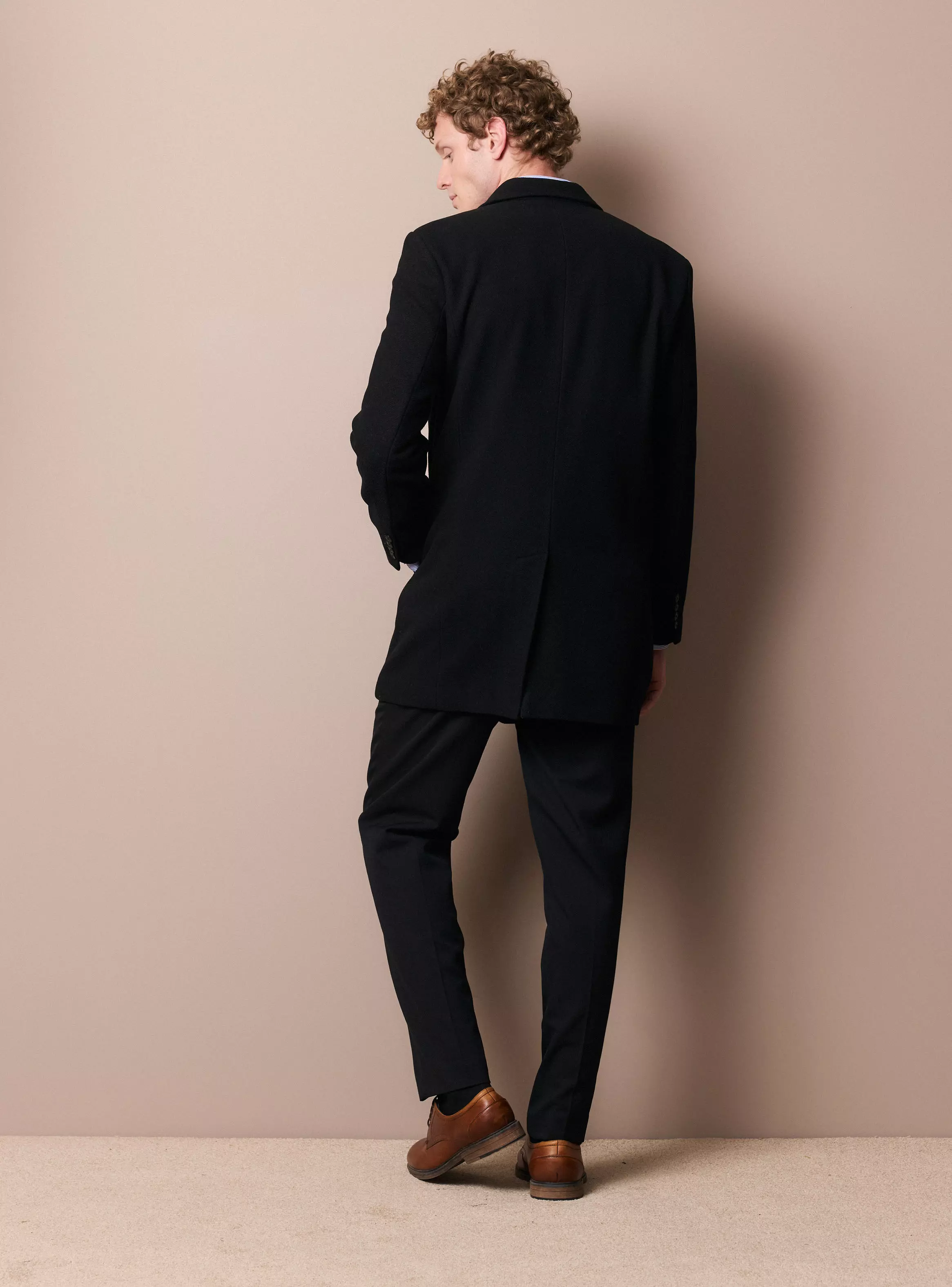Abrigo Semi Slim en Tweed-5