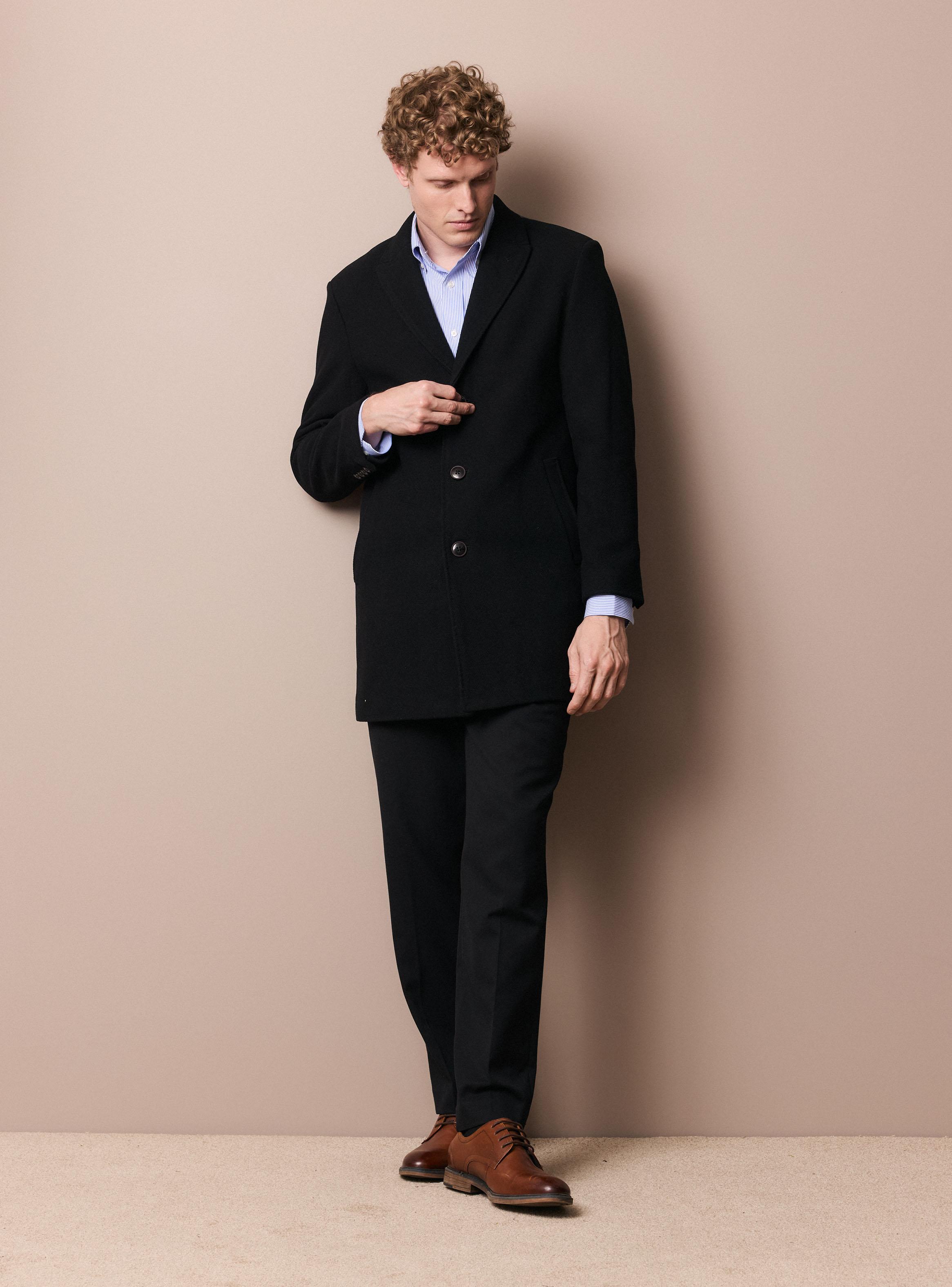 Abrigo Semi Slim en Tweed-4