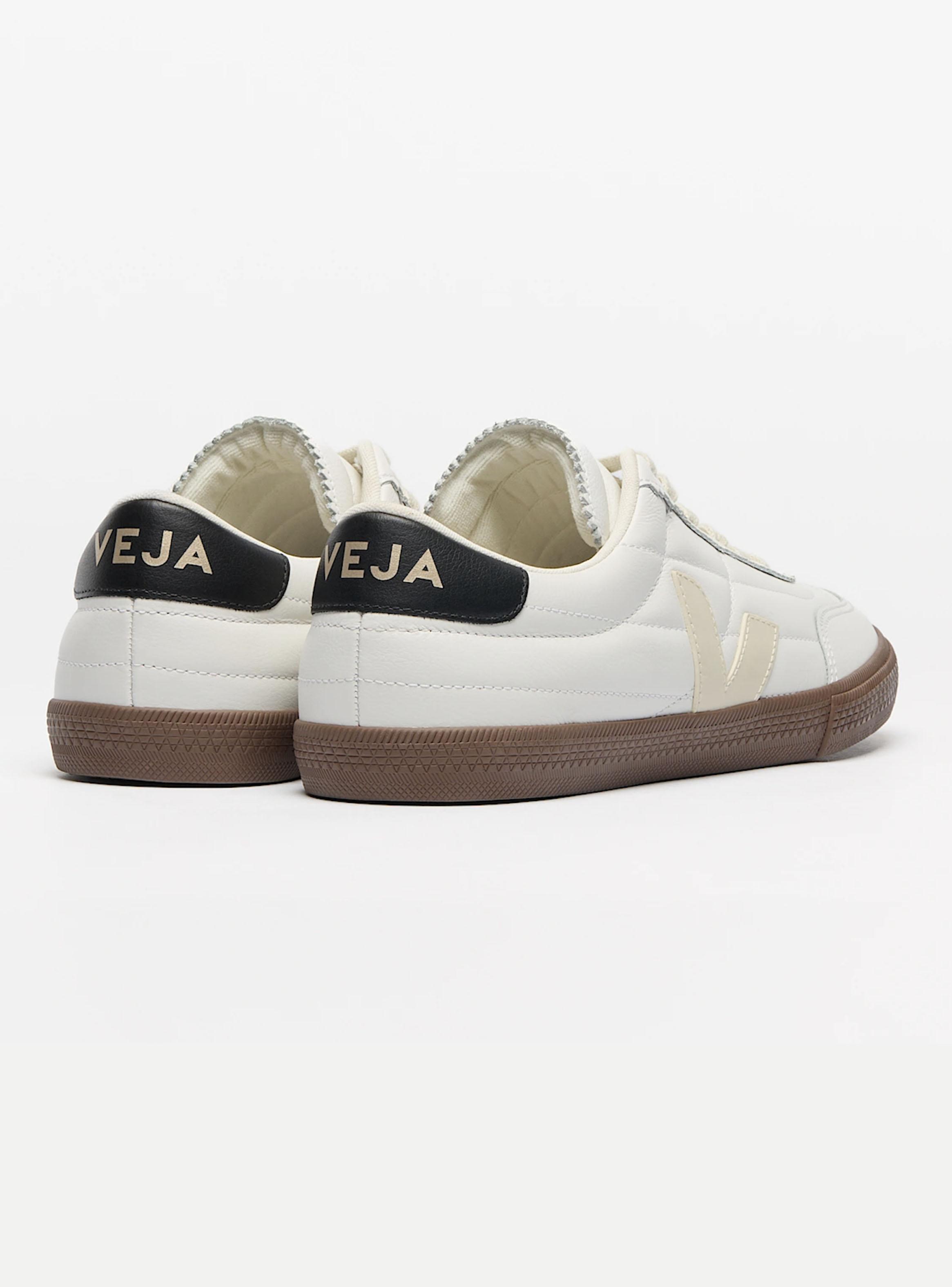 Zapatilla Urbana Mujer Panenka Leather White Black Bark-2