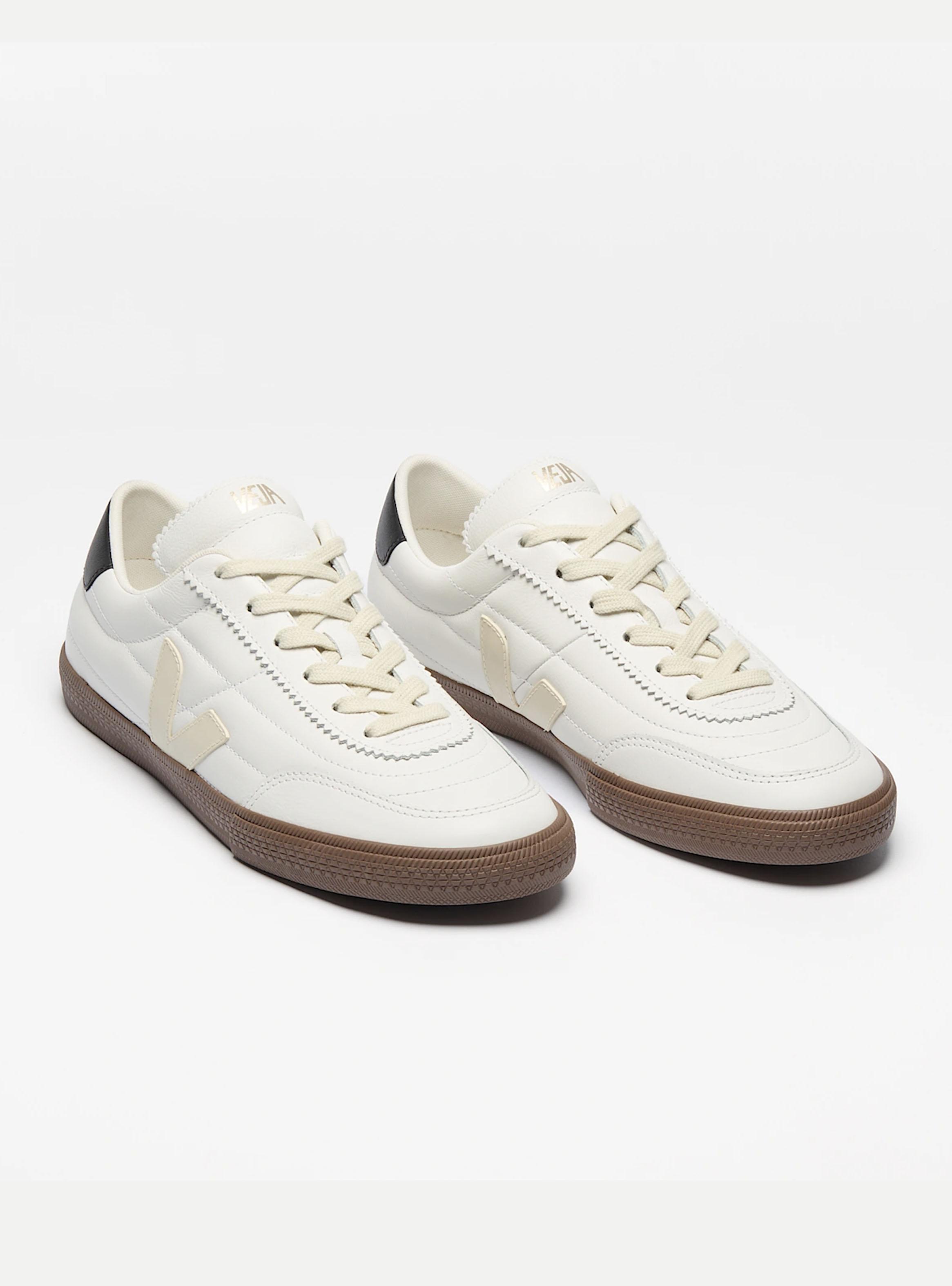 Zapatilla Urbana Mujer Panenka Leather White Black Bark-1