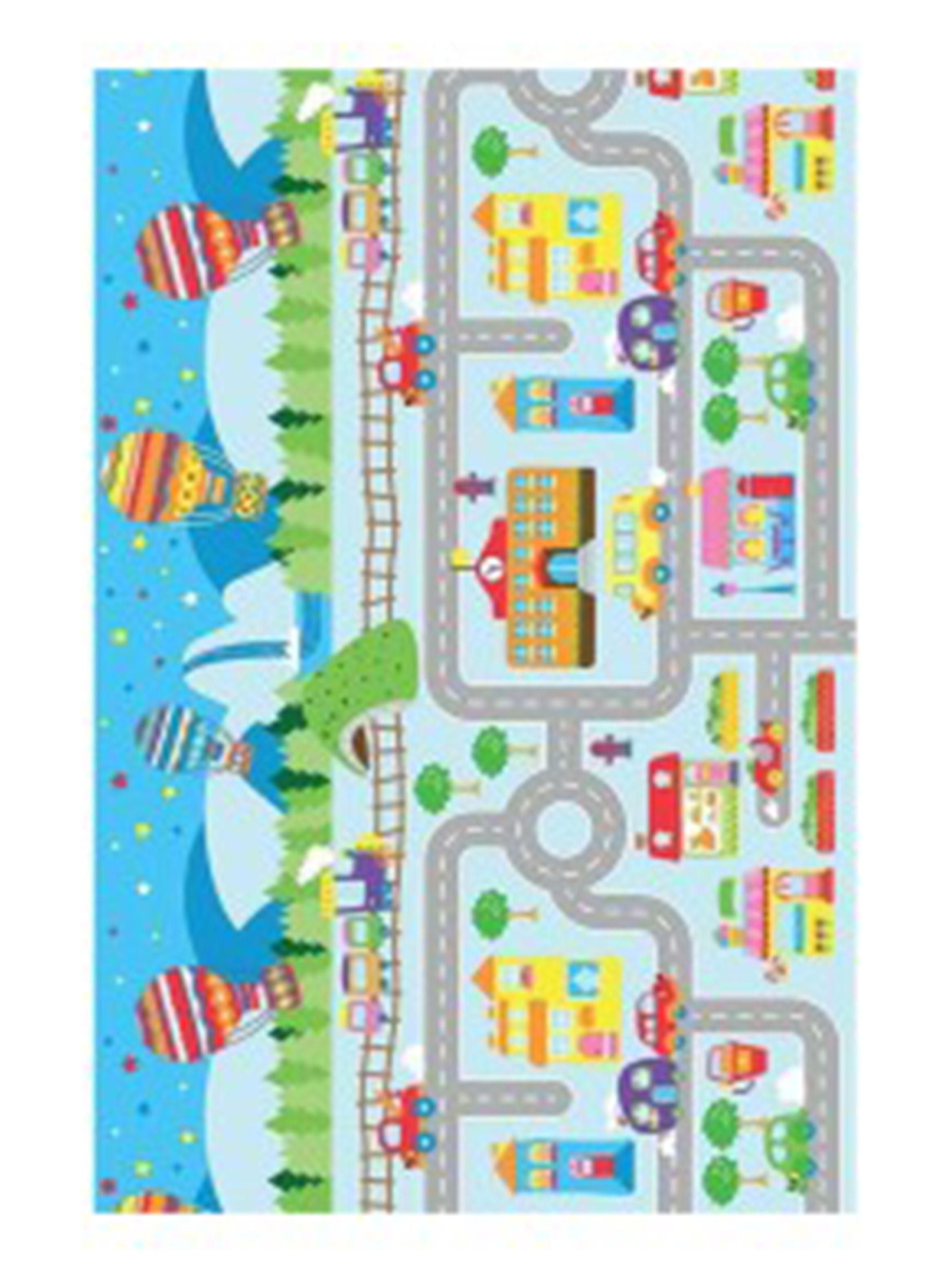 Alfombra Infantil 100x133 cm City-0