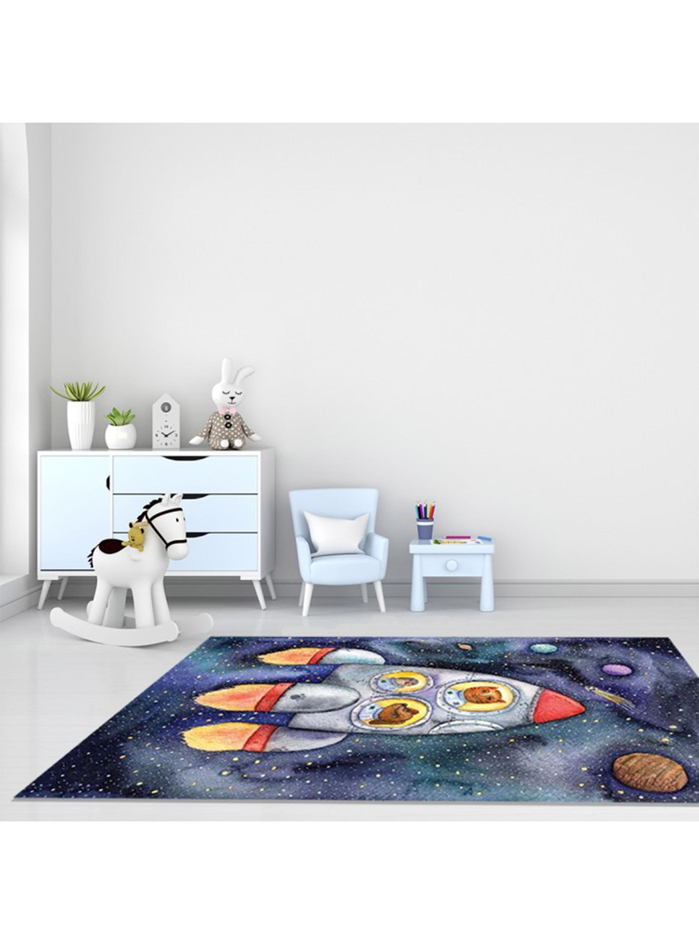 Alfombra Infantil 100x133 cm Space-1