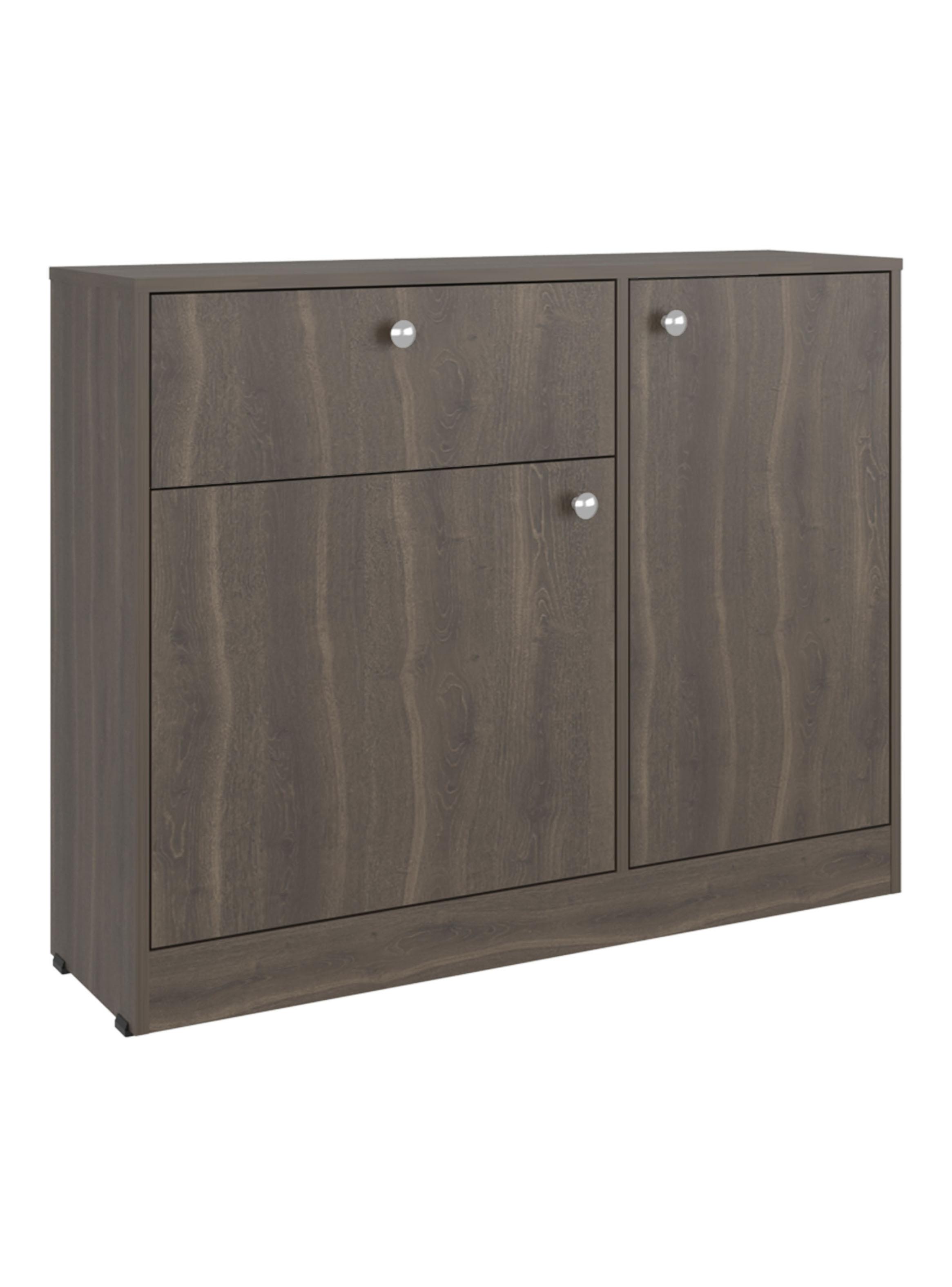 Cómoda Praga 1 Cajón 2 Puertas Milan 80x100x30.2 cm-0