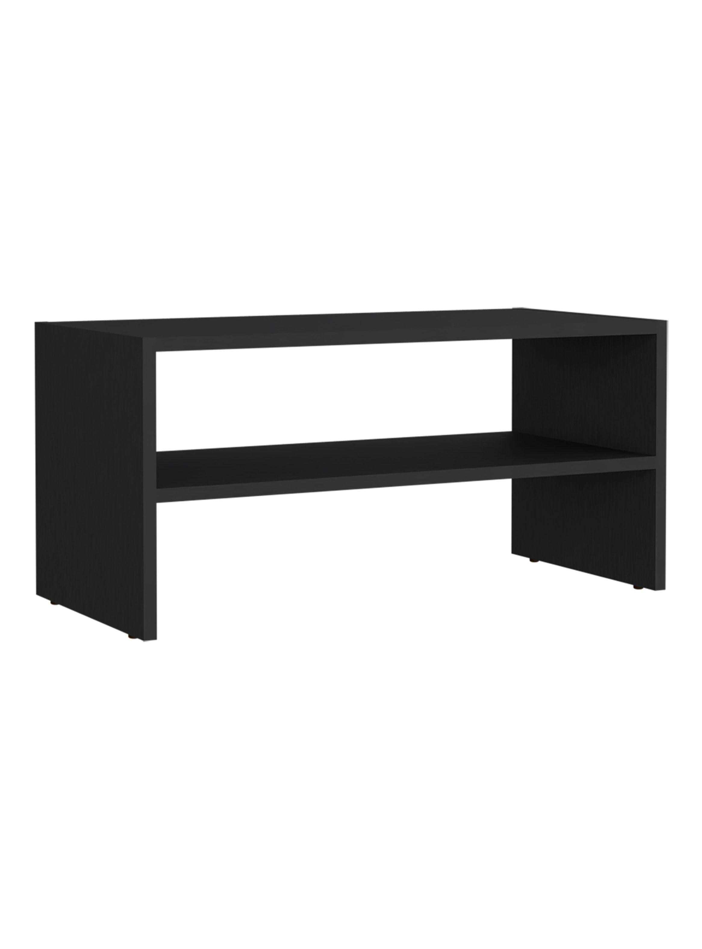 Módulo Zapatero Z-72 Apilable Negro 34.9x72x34.1 cm-0