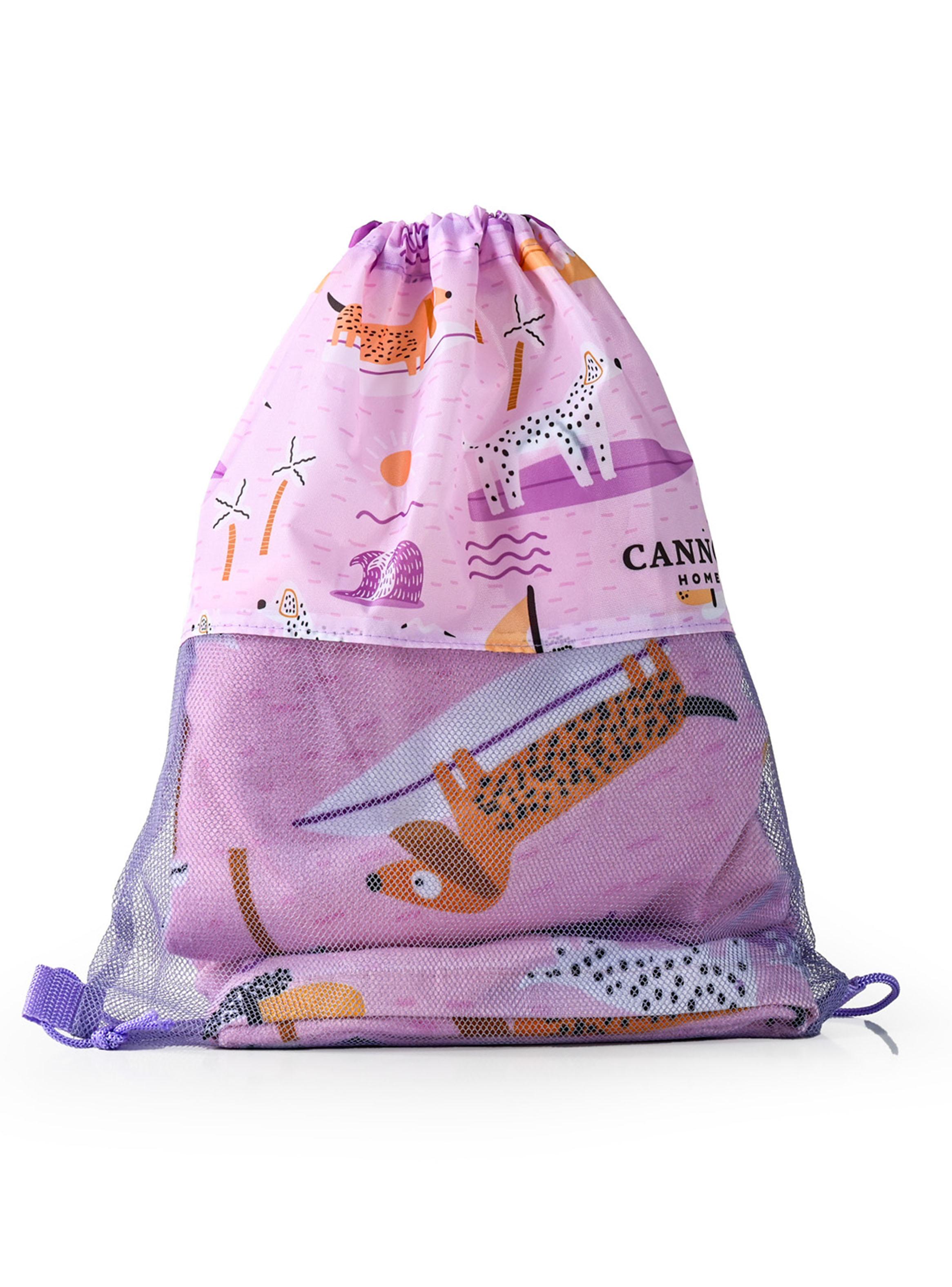 Toalla de Playa Bolso Velour Summer 70x140 cm-2