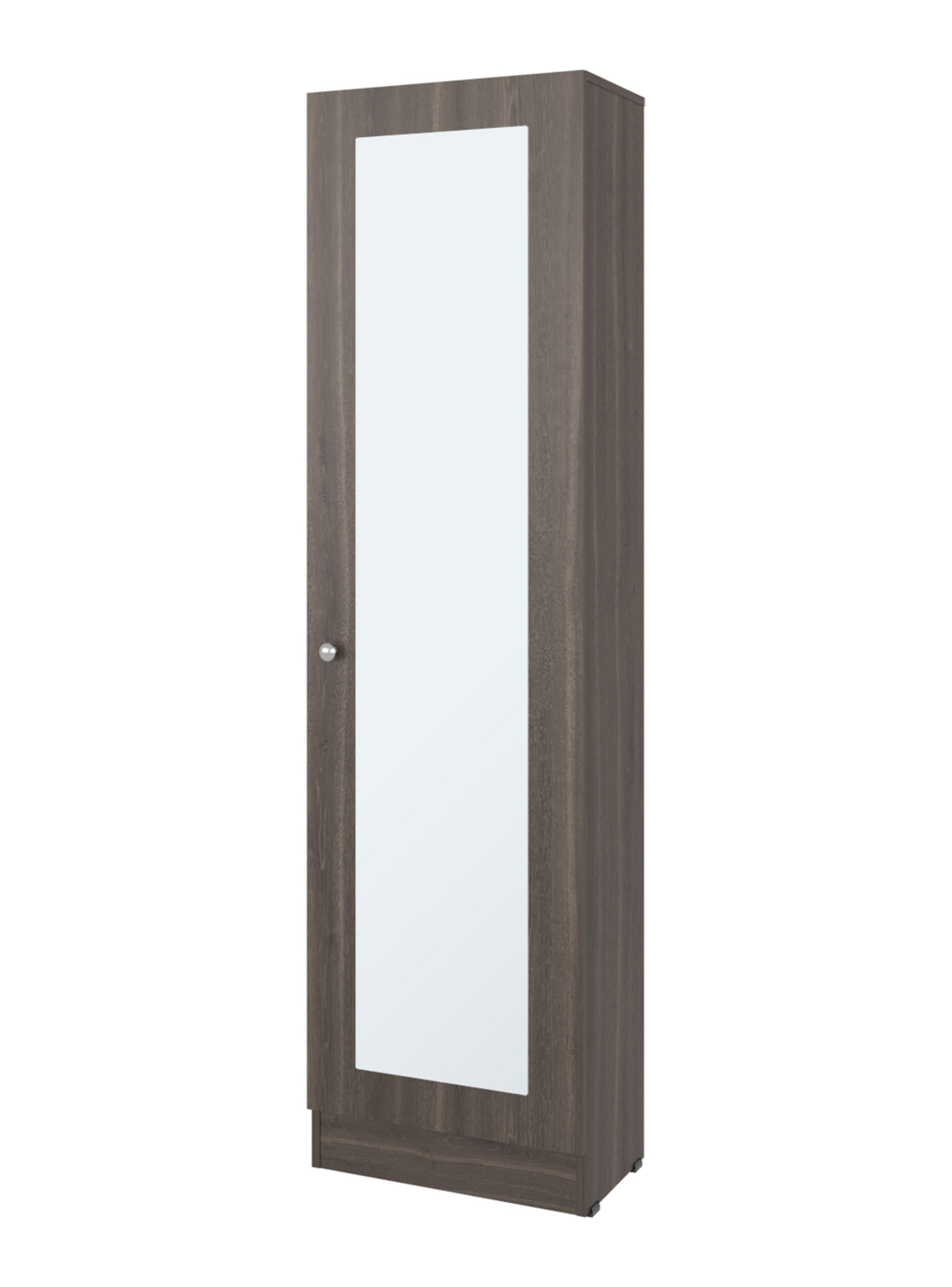 Clóset Praga 1 Puerta Con Espejo Milan 180.1x49.1x30.2 cm-0
