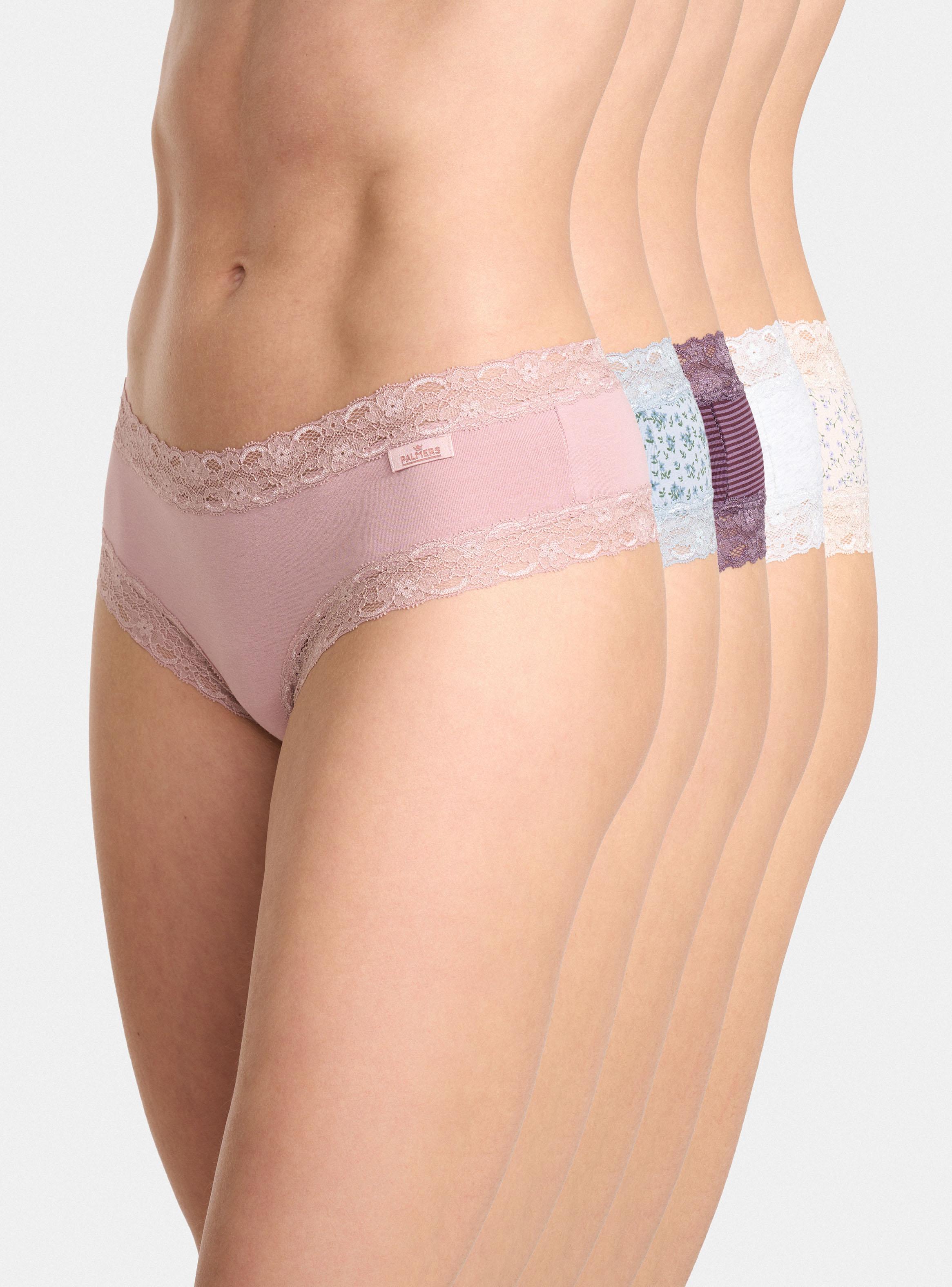 Pack 5 Culotte Algodón Encaje P518-0