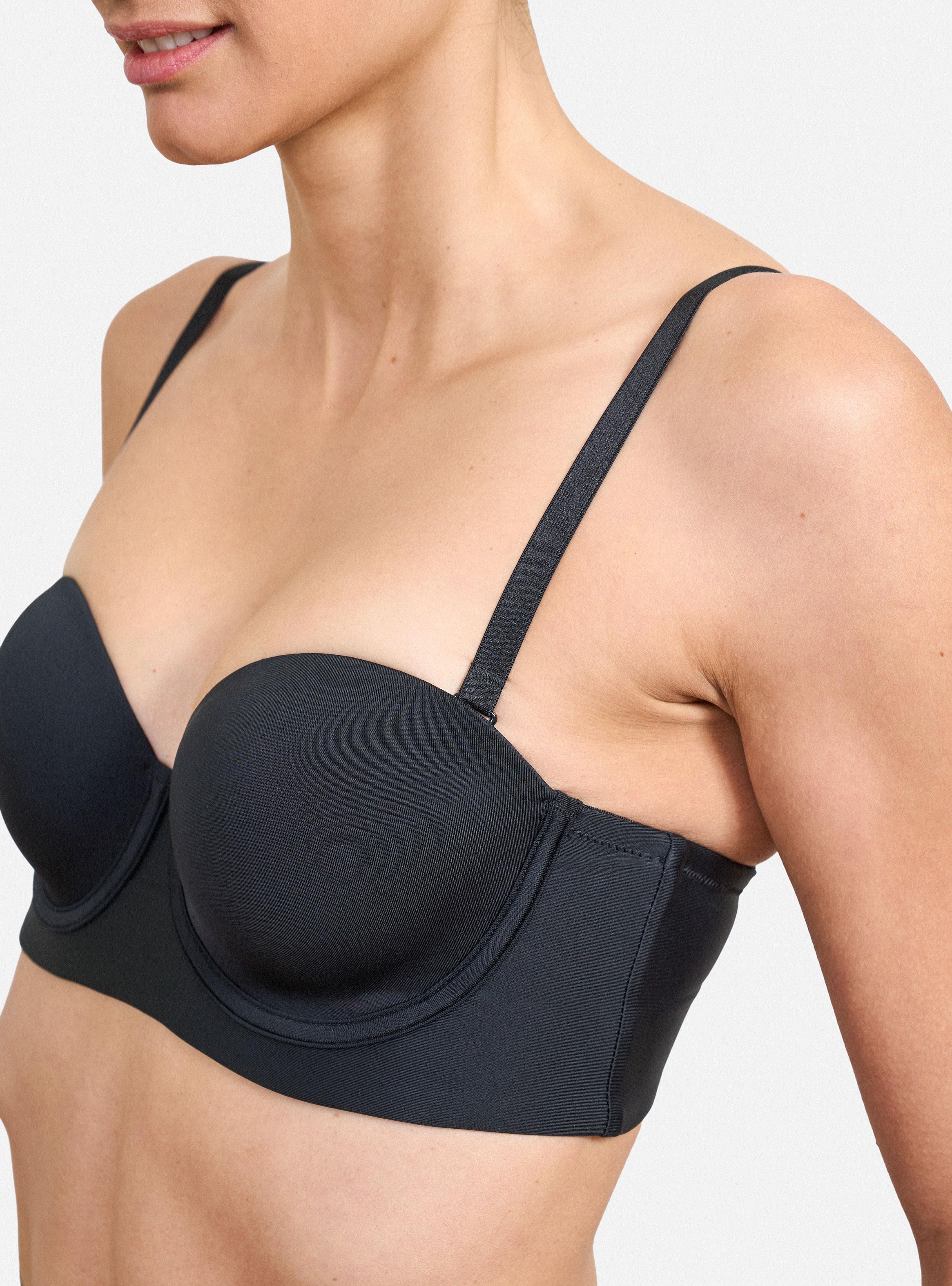 Sostén Strapless Microfibra con Arco-2