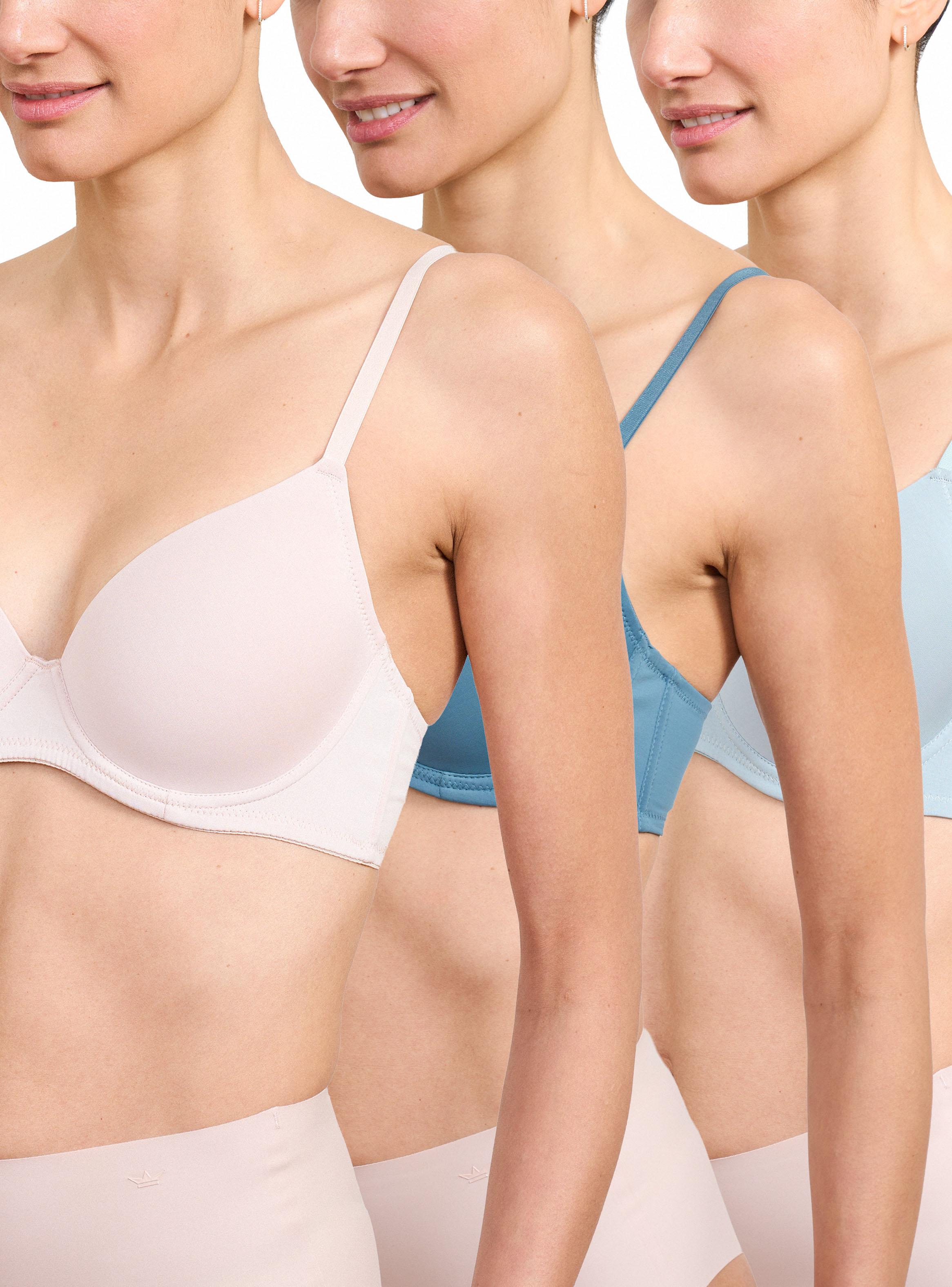 Pack 3 Sostén Microfibra con Arco-0