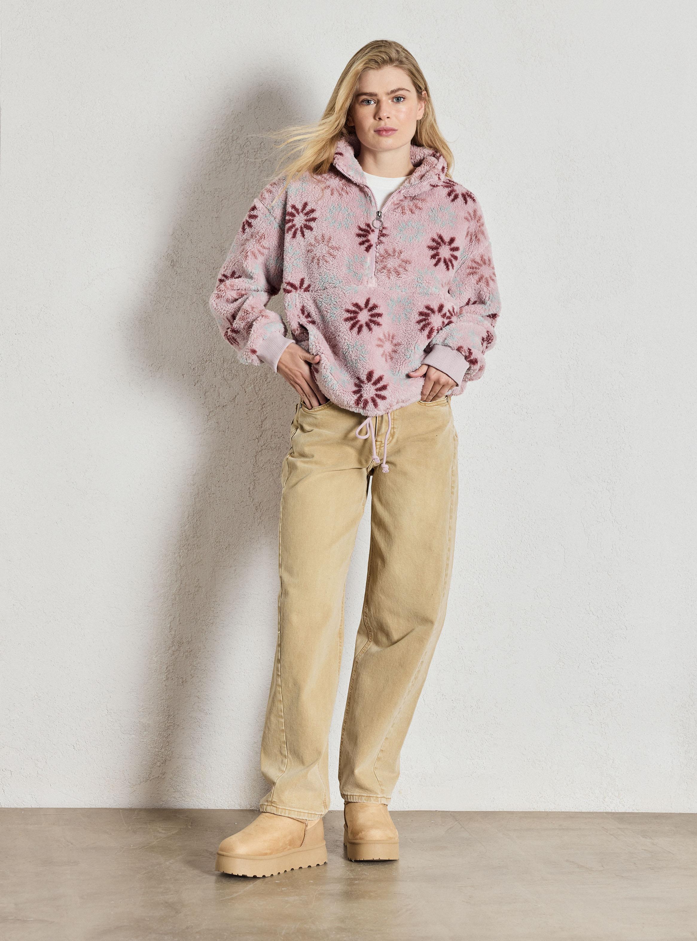 Polar Full Estampado Medio Cierre-4