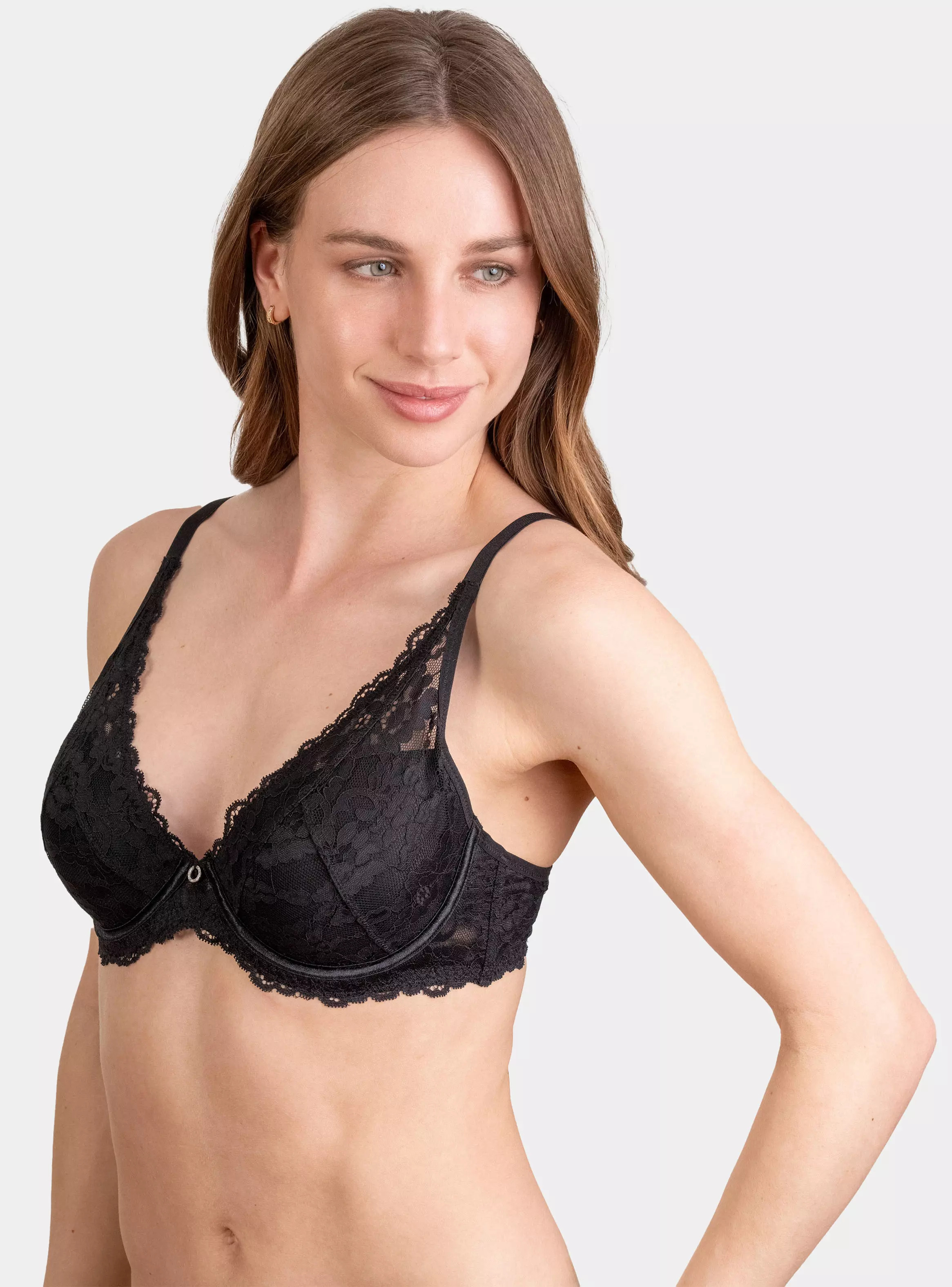 Sostén Encaje con Arco y Padding-2