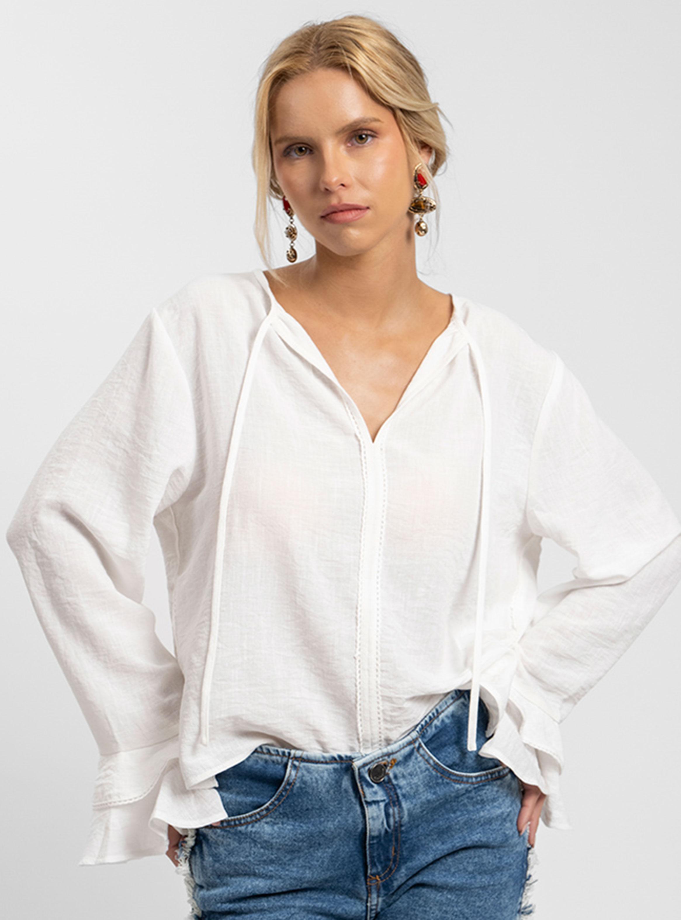 Blusa Flor Blanca-0